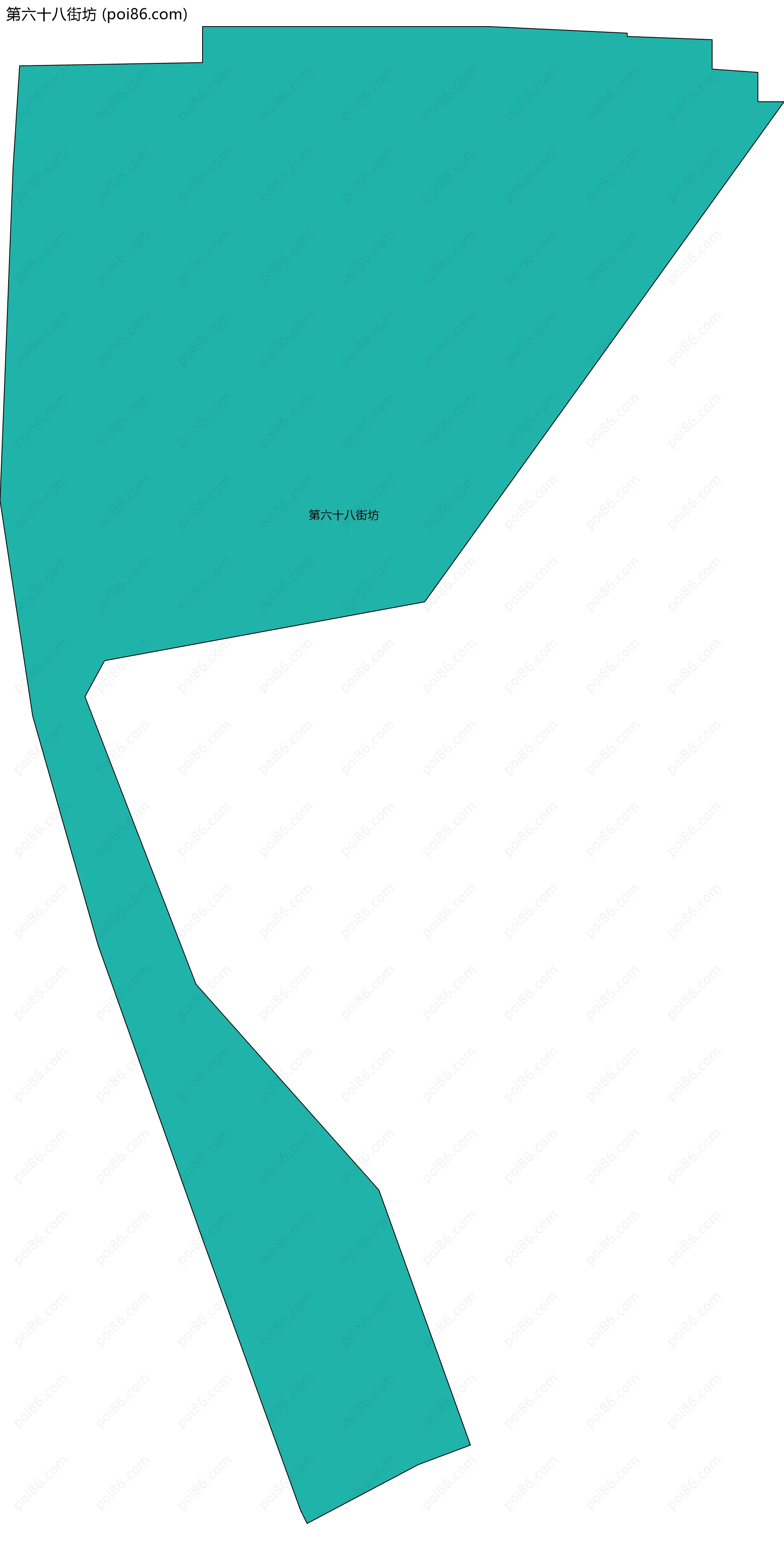 第六十八街坊边界地图