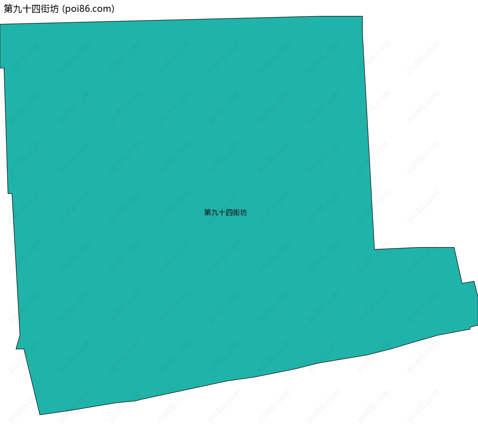 第九十四街坊边界地图