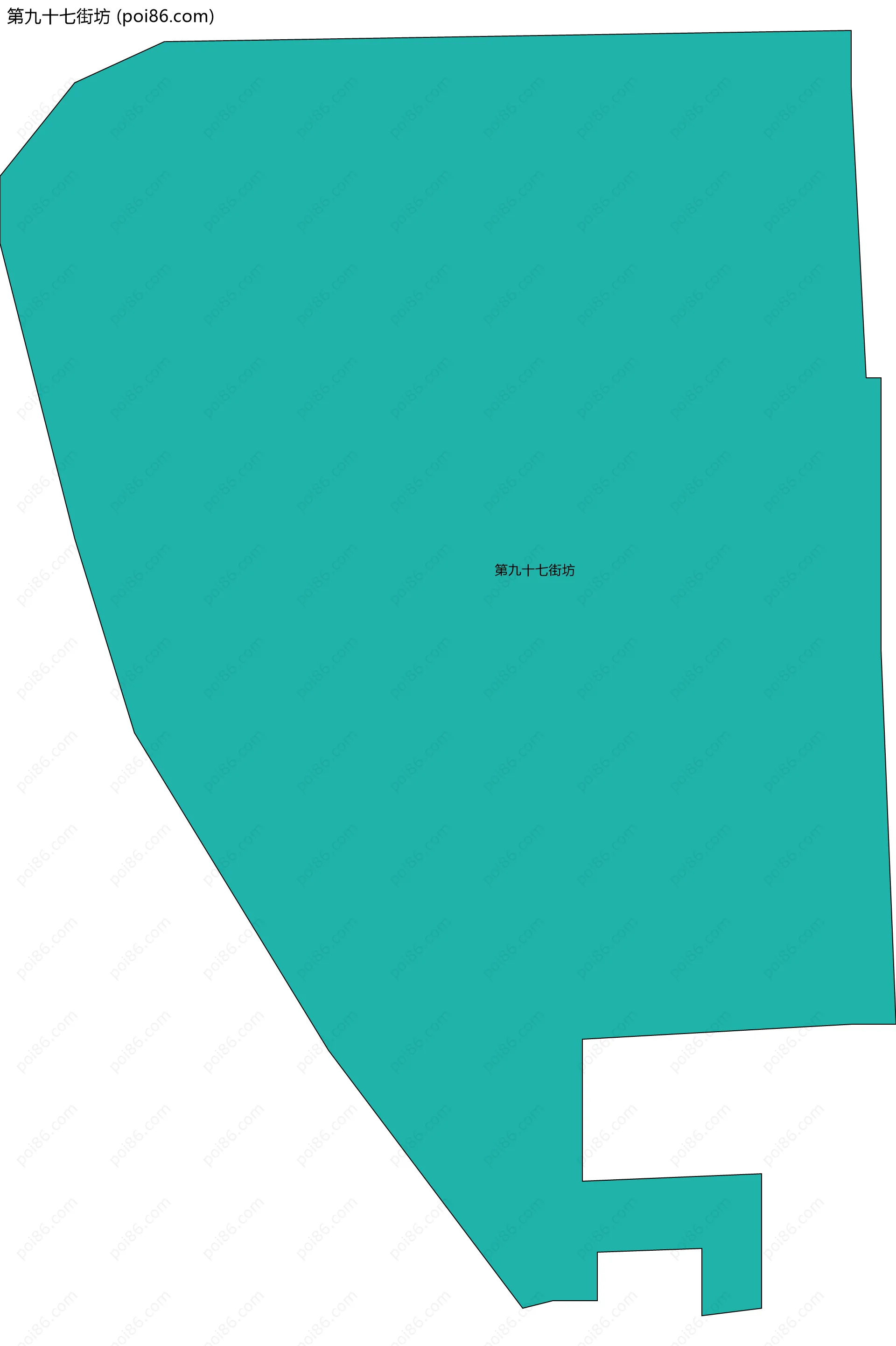 第九十七街坊边界地图