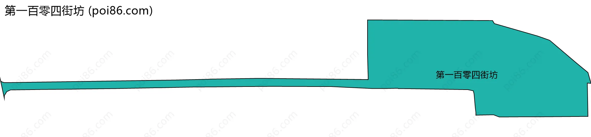 第一百零四街坊边界地图