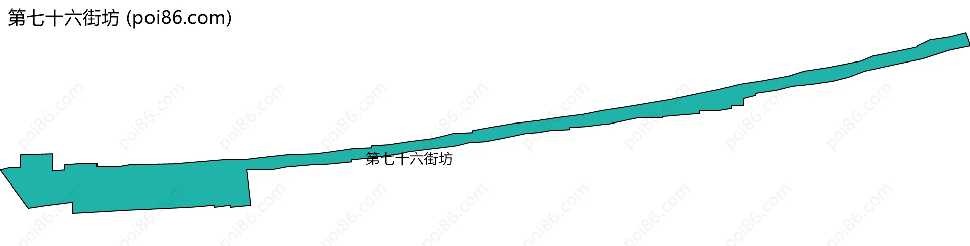 第七十六街坊边界地图