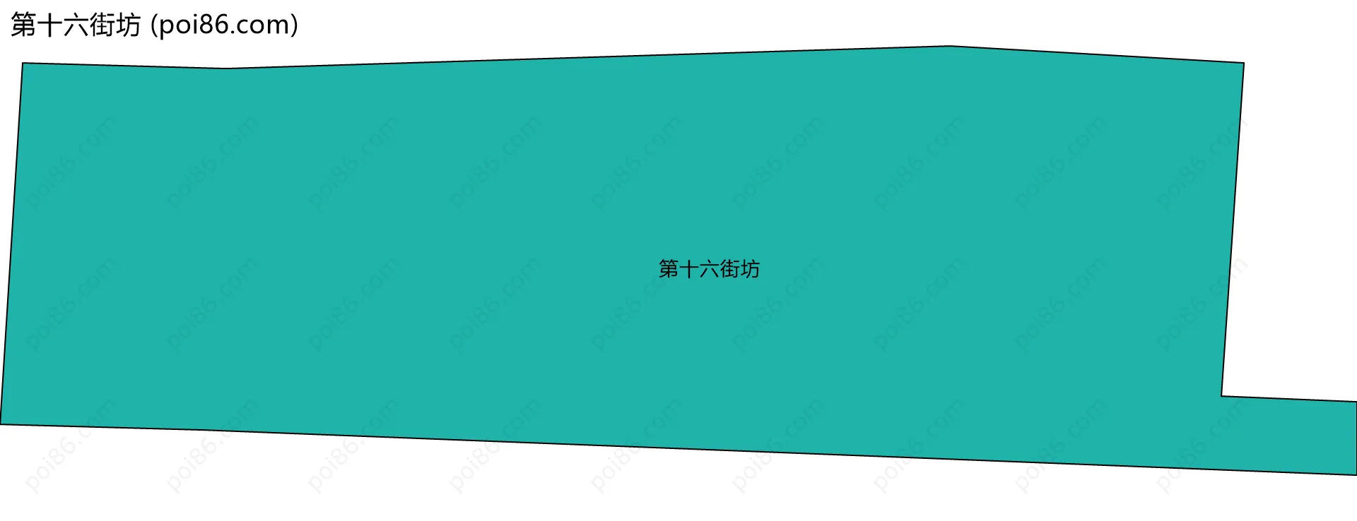 第十六街坊边界地图