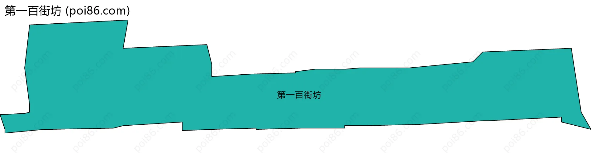 第一百街坊边界地图