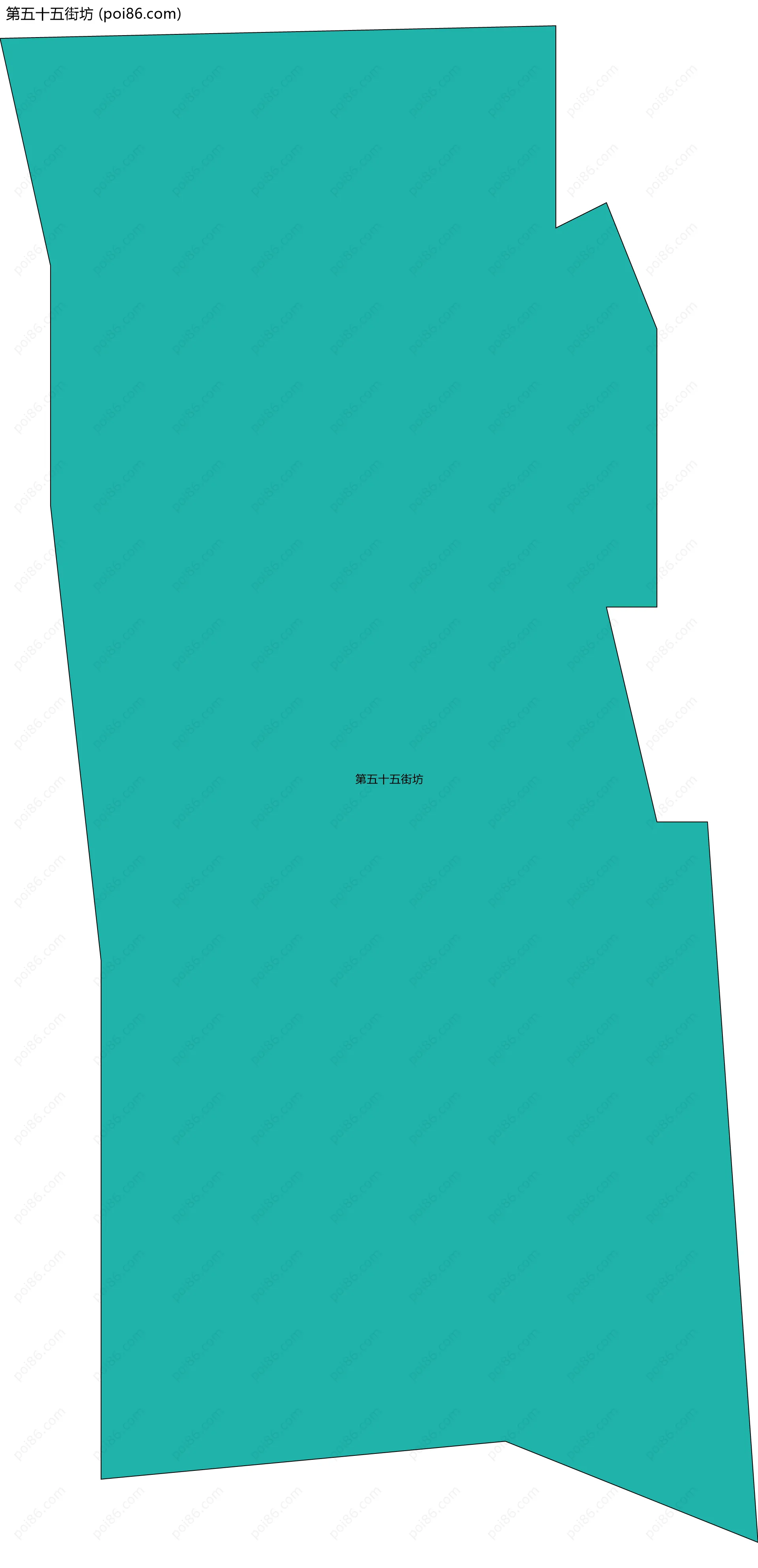 第五十五街坊边界地图