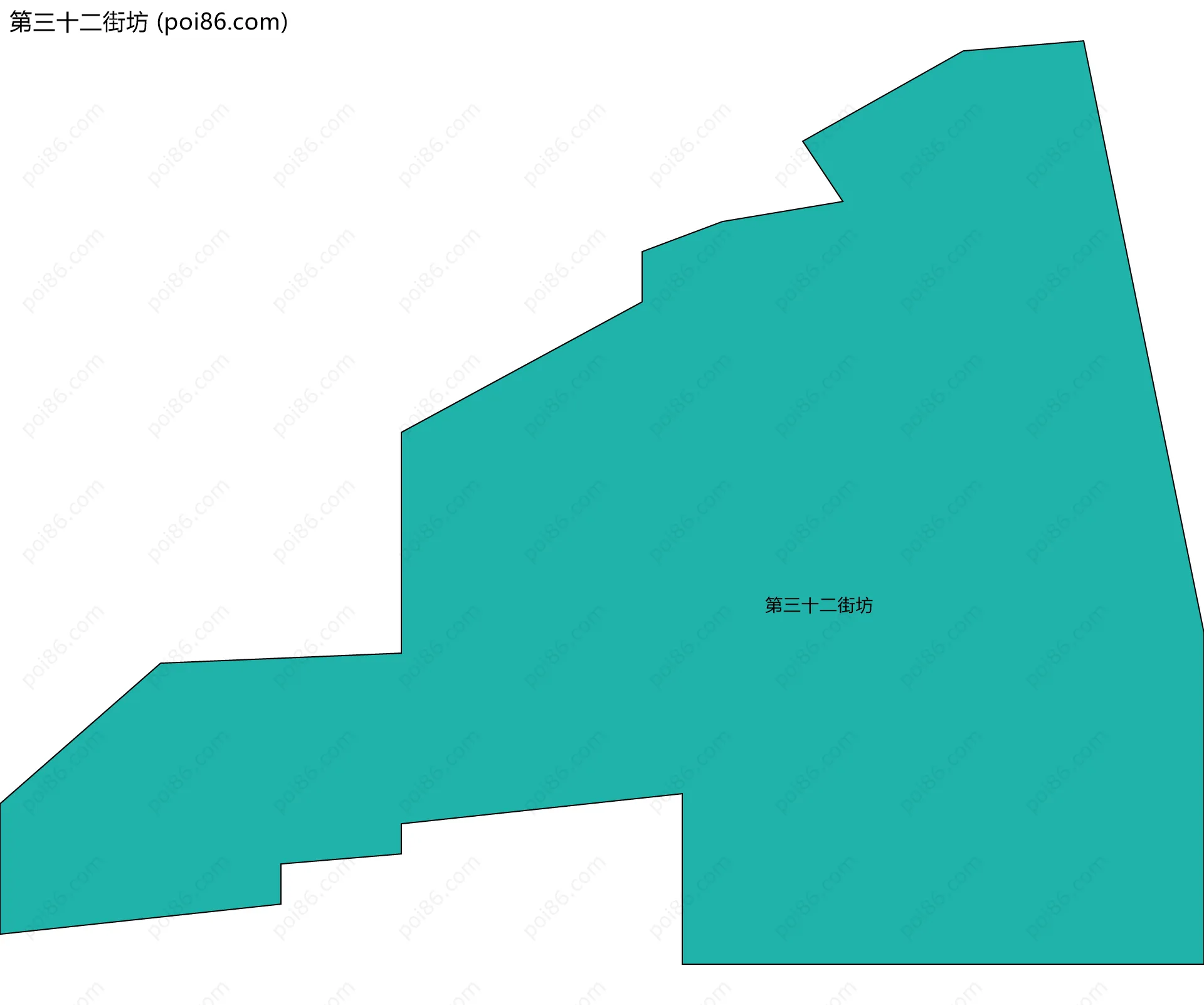 第三十二街坊边界地图