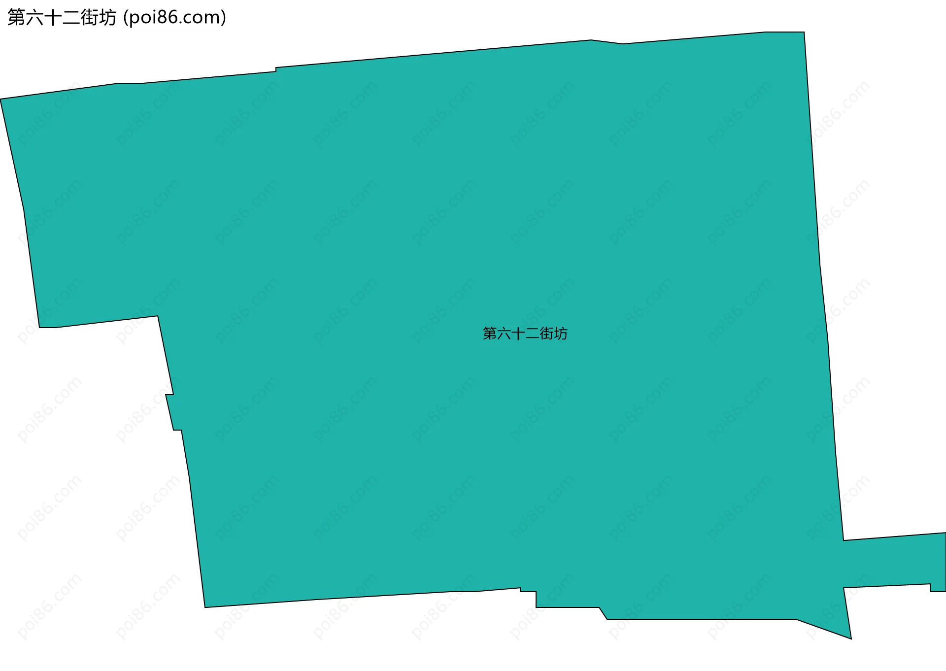 第六十二街坊边界地图