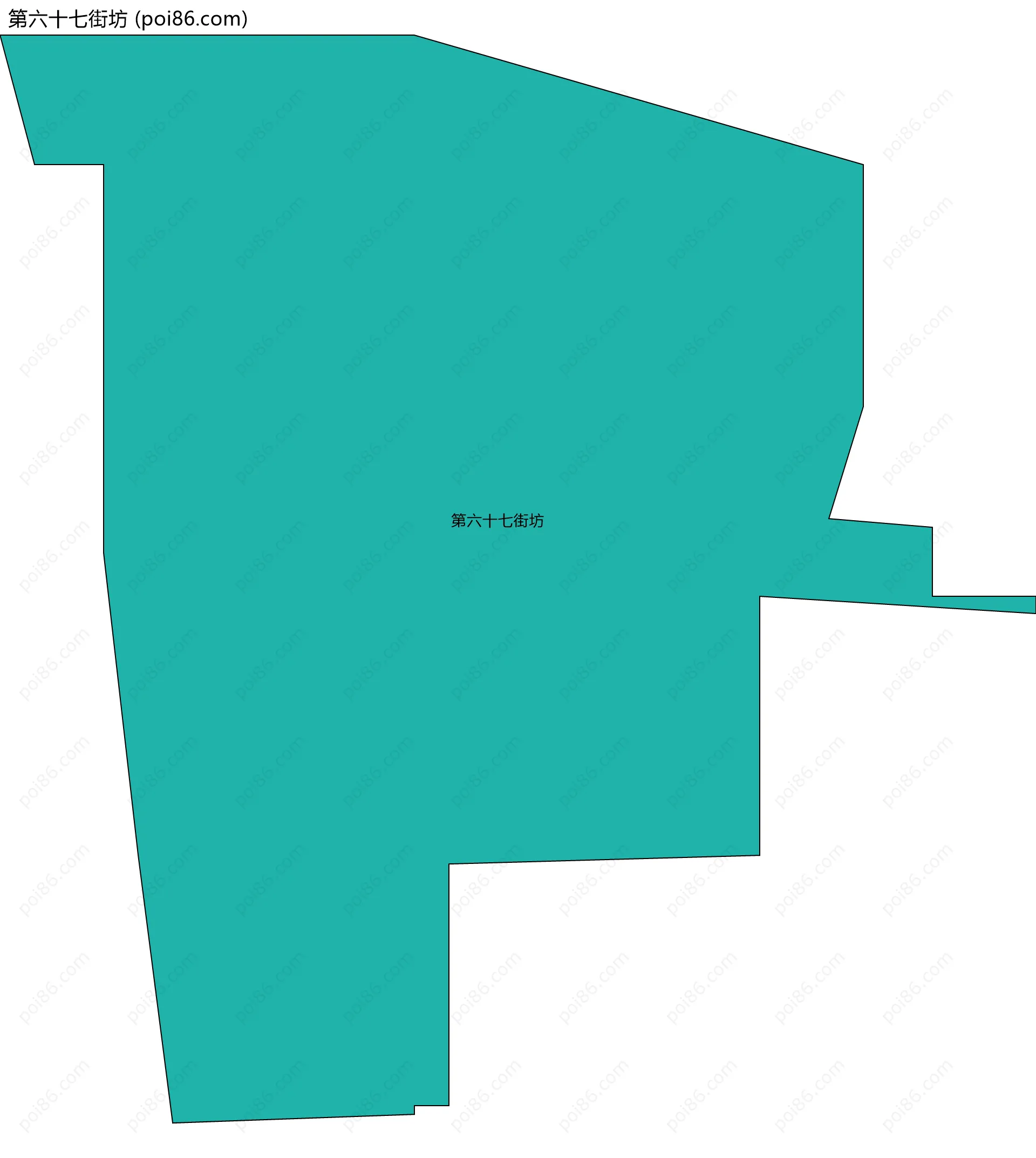 第六十七街坊边界地图
