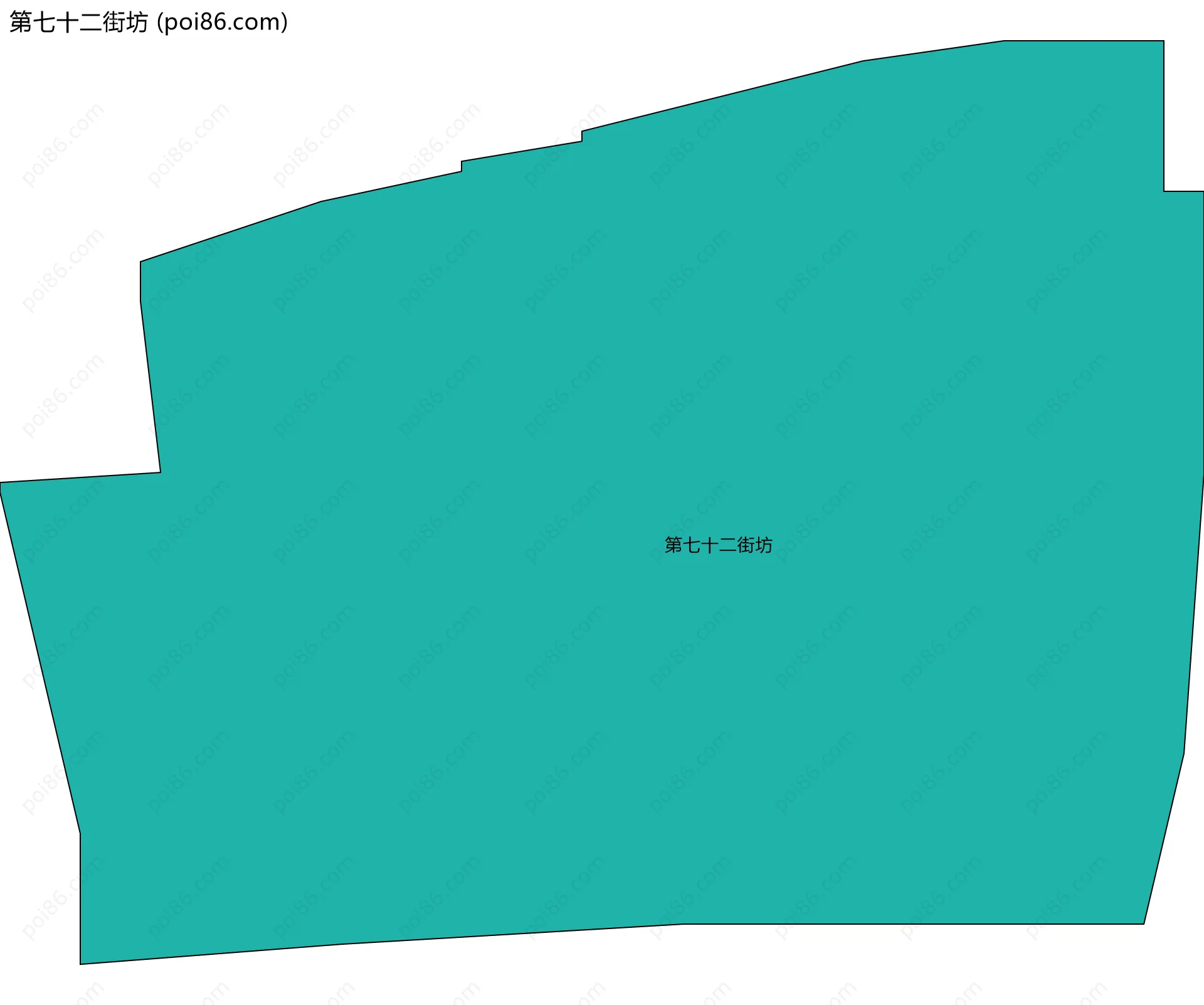 第七十二街坊边界地图