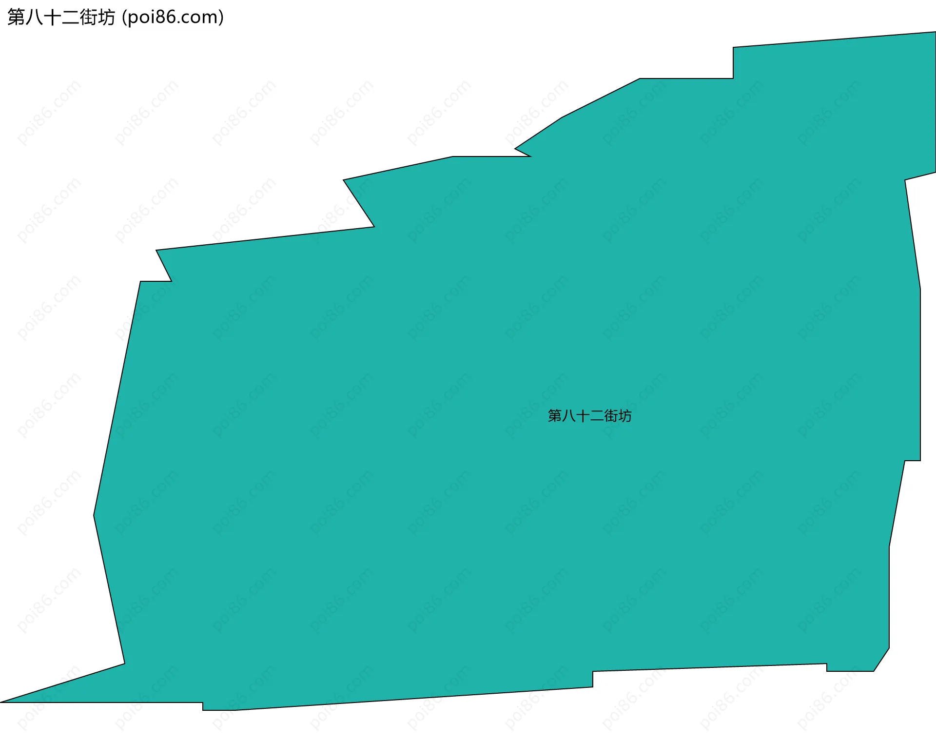 第八十二街坊边界地图
