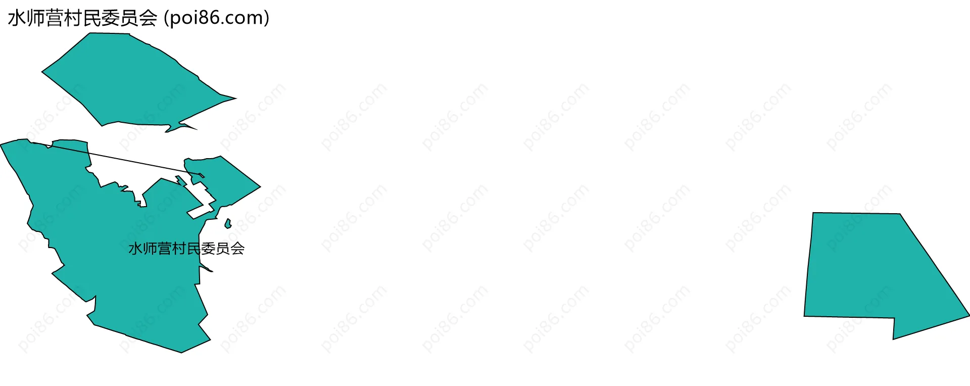 水师营村民委员会边界地图