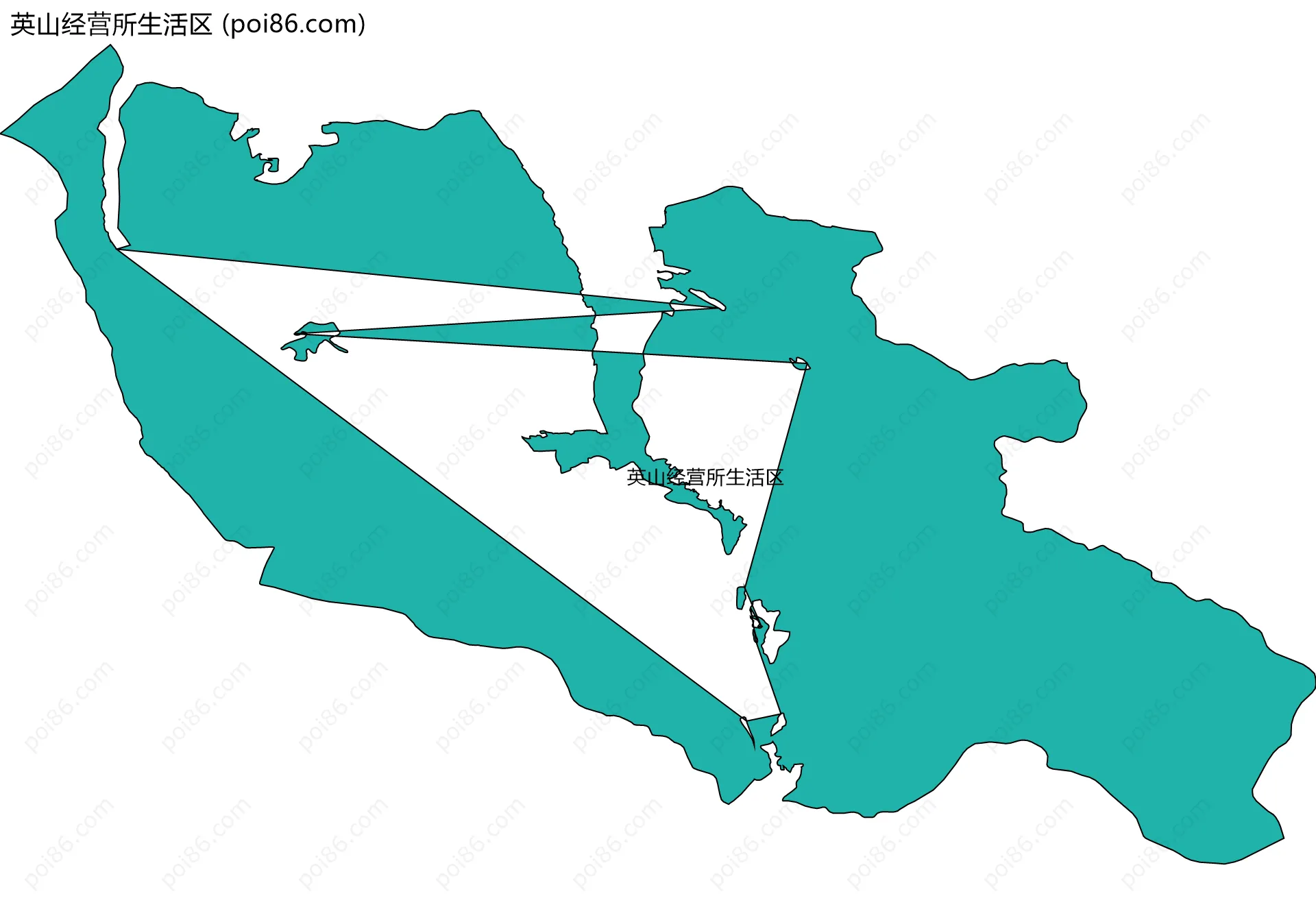 英山经营所生活区边界地图