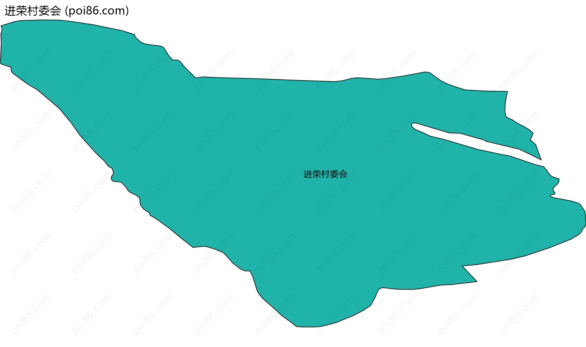 进荣村委会边界地图