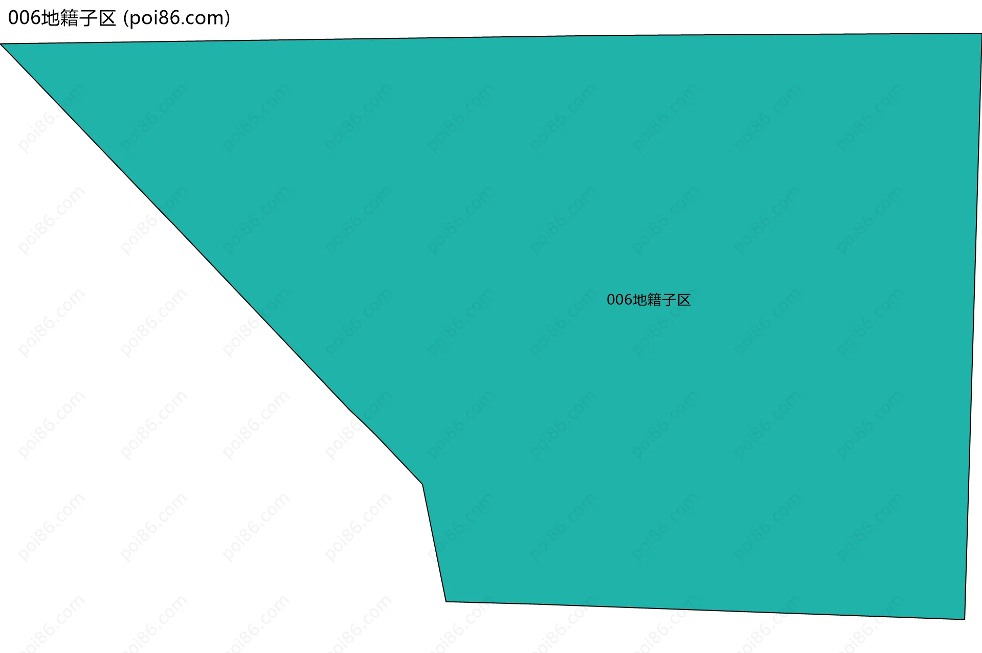 006地籍子区边界地图