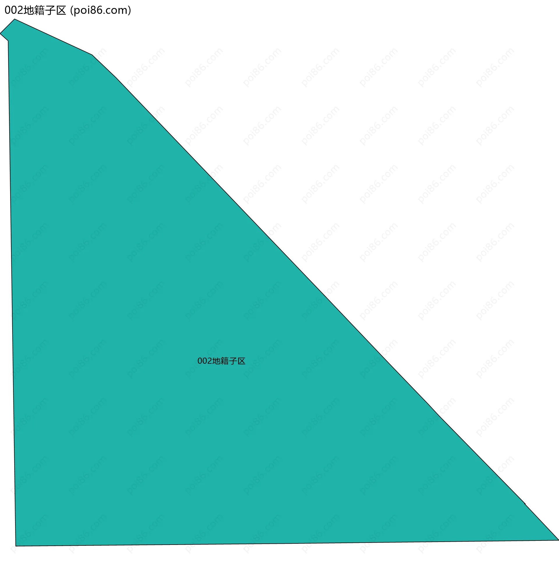 002地籍子区边界地图
