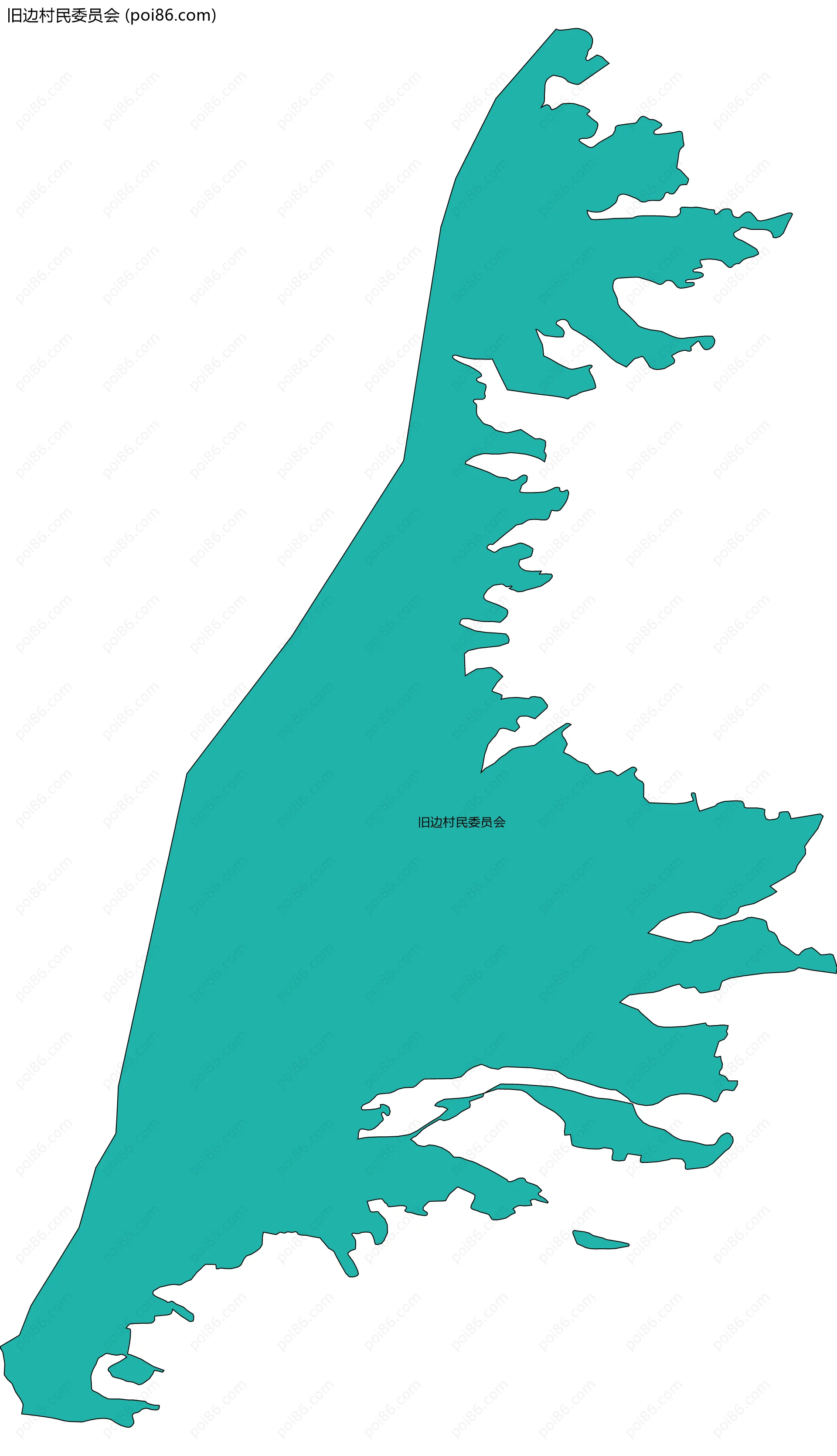 旧边村民委员会边界地图