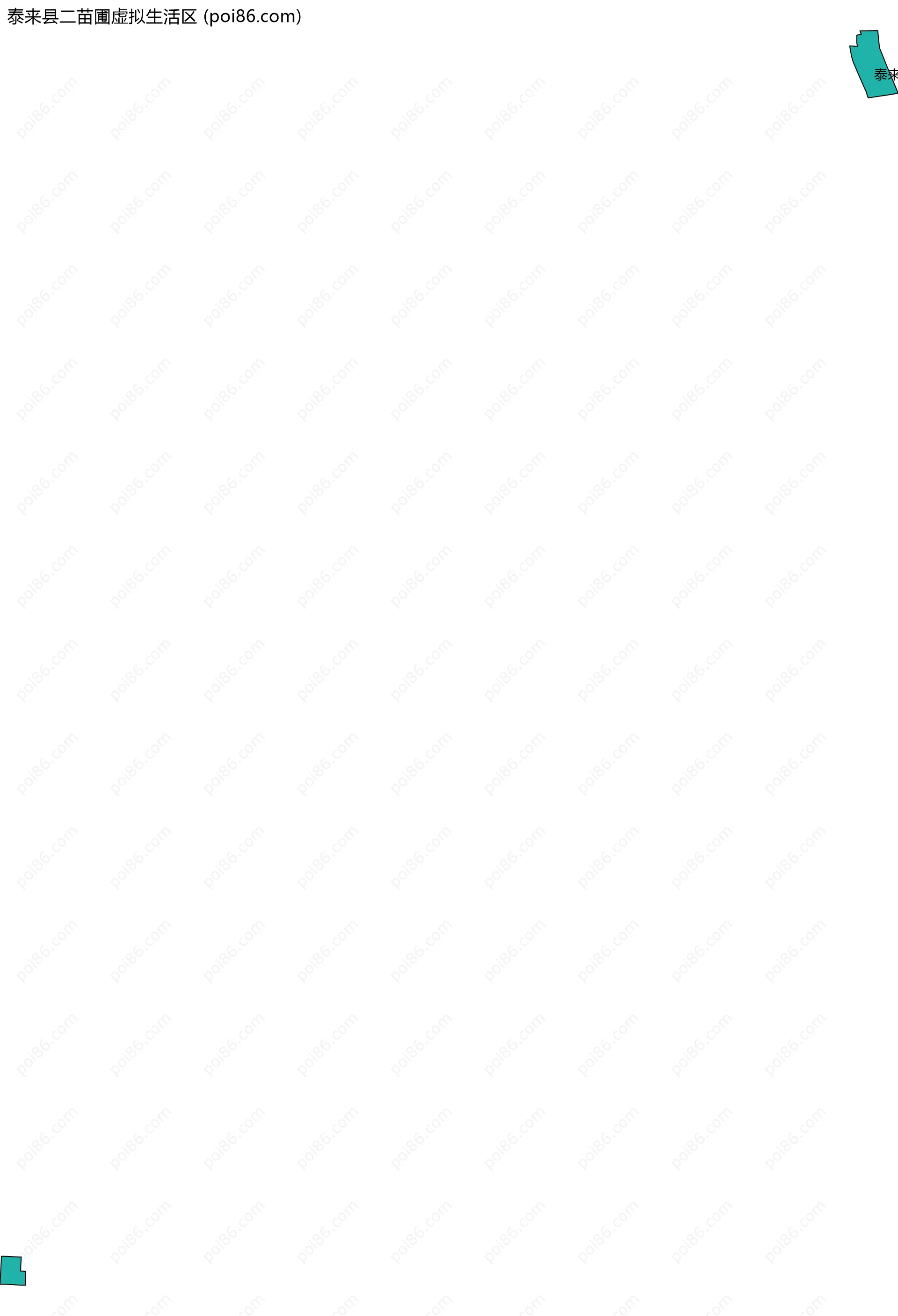 泰来县二苗圃虚拟生活区边界地图