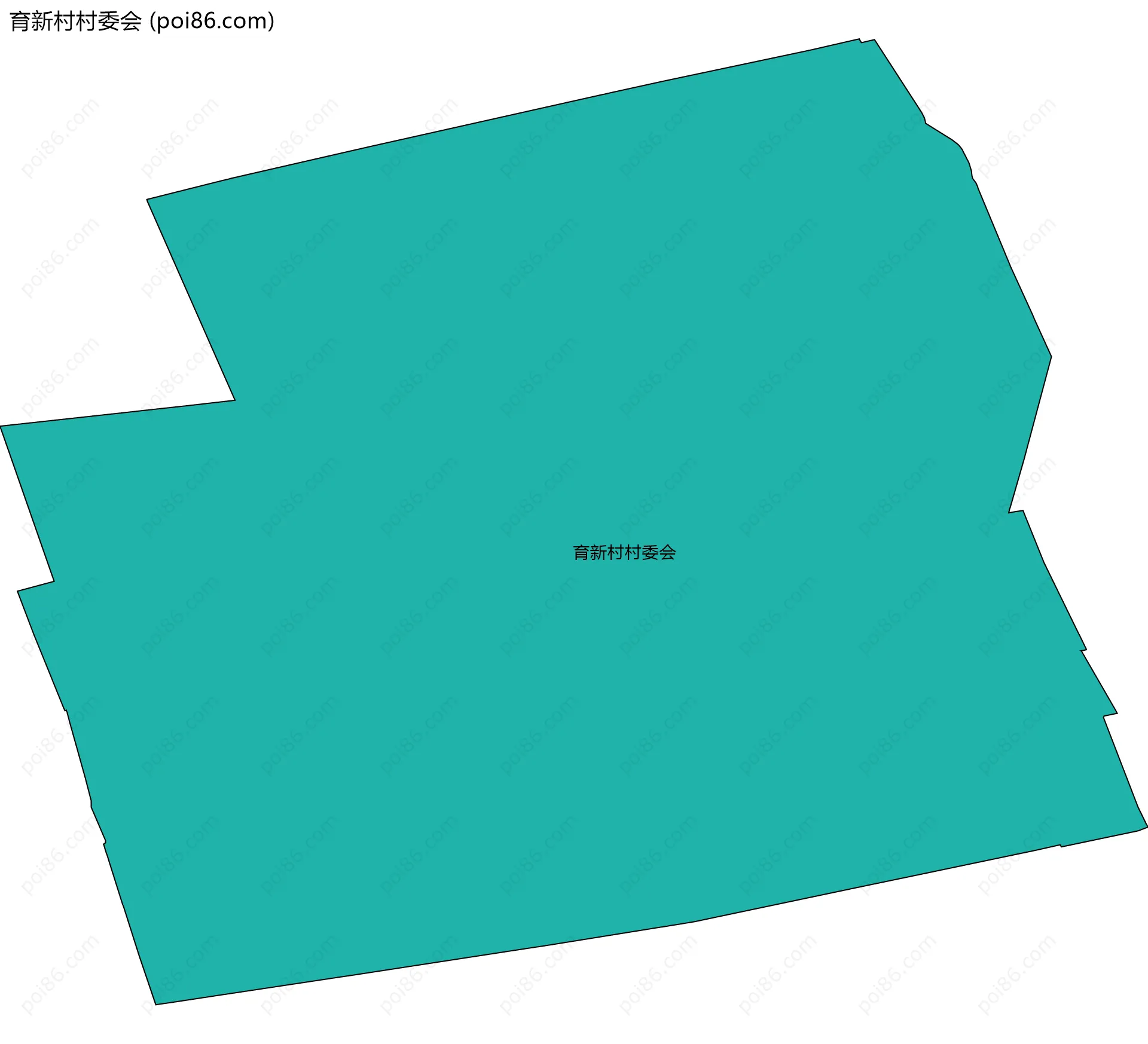 育新村村委会边界地图