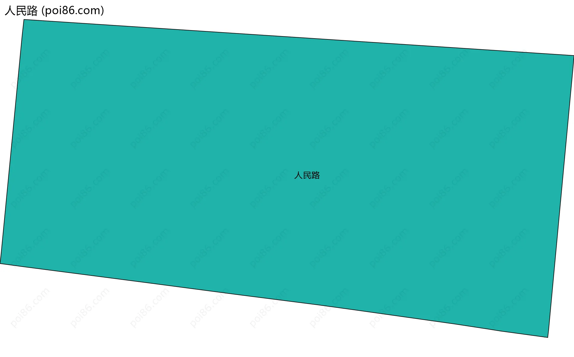 人民路边界地图