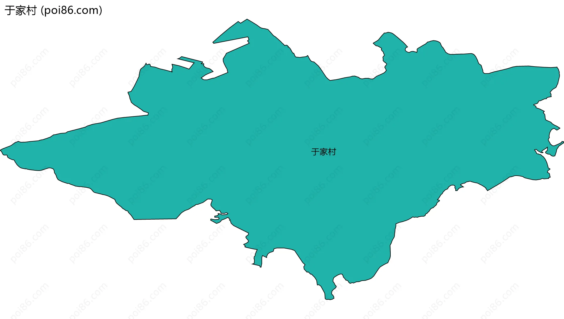 于家村边界地图