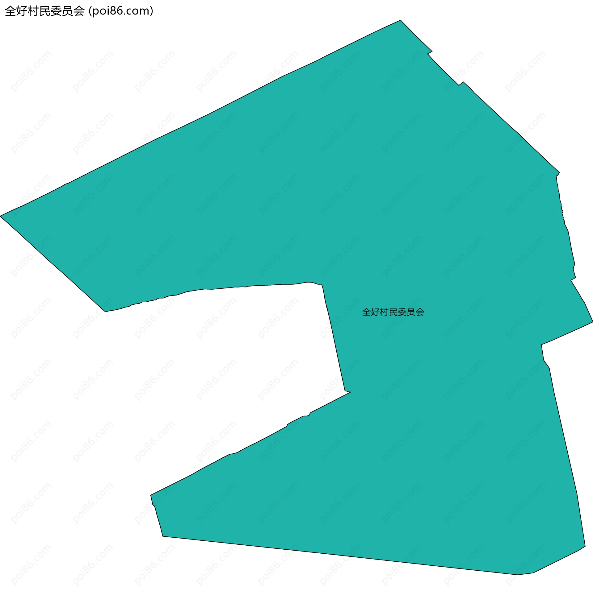 全好村民委员会边界地图