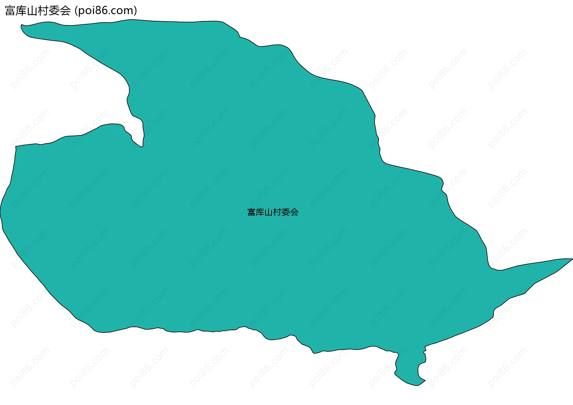 富库山村委会边界地图