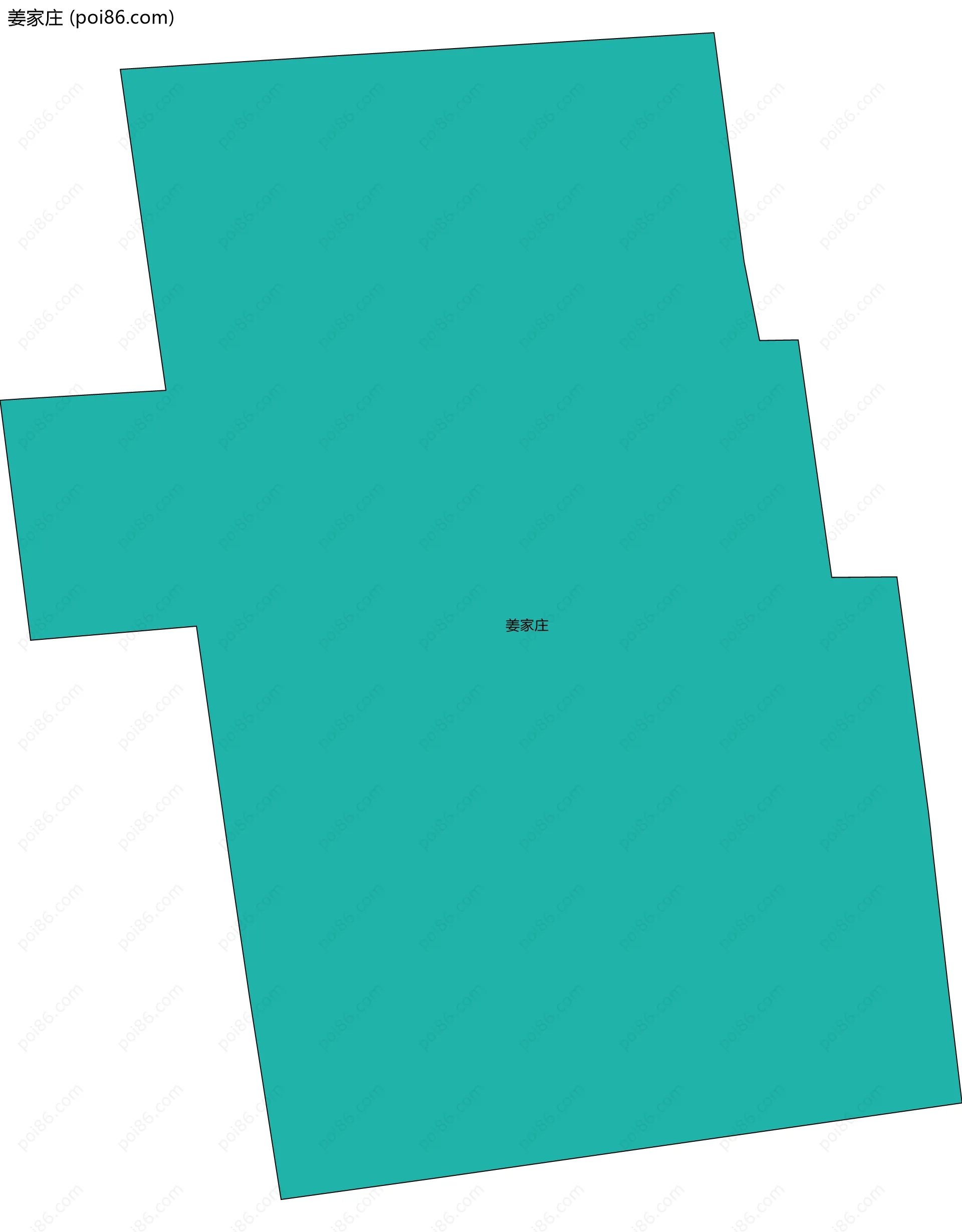 姜家庄边界地图