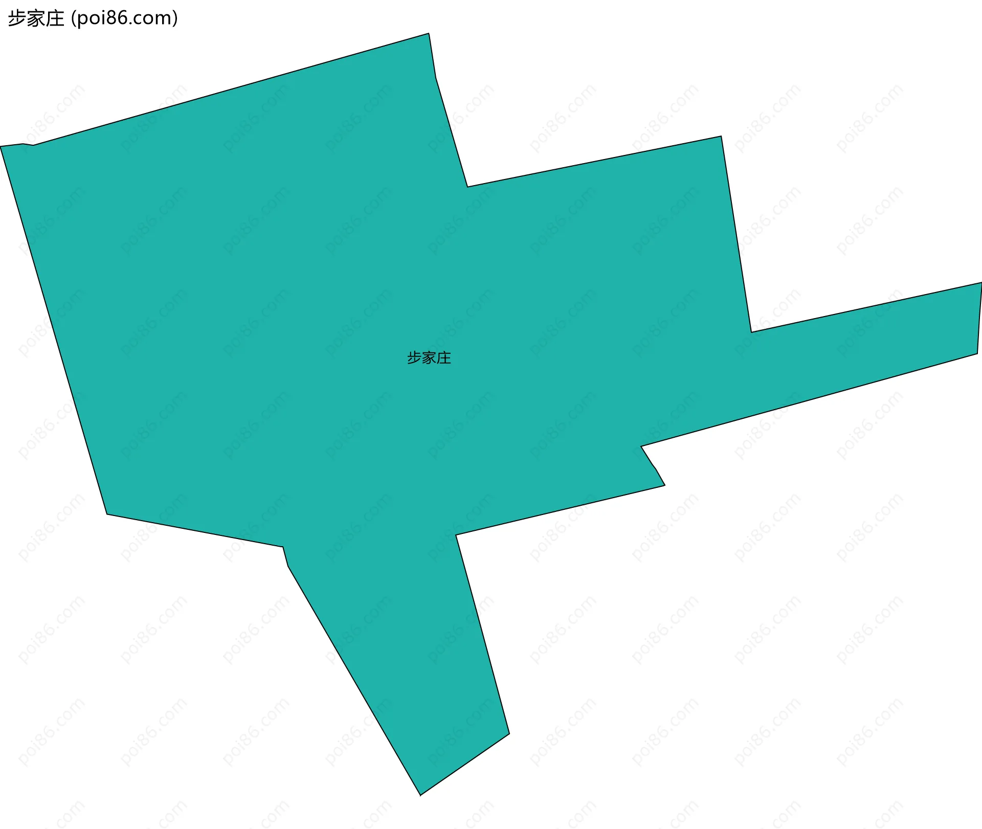 步家庄边界地图