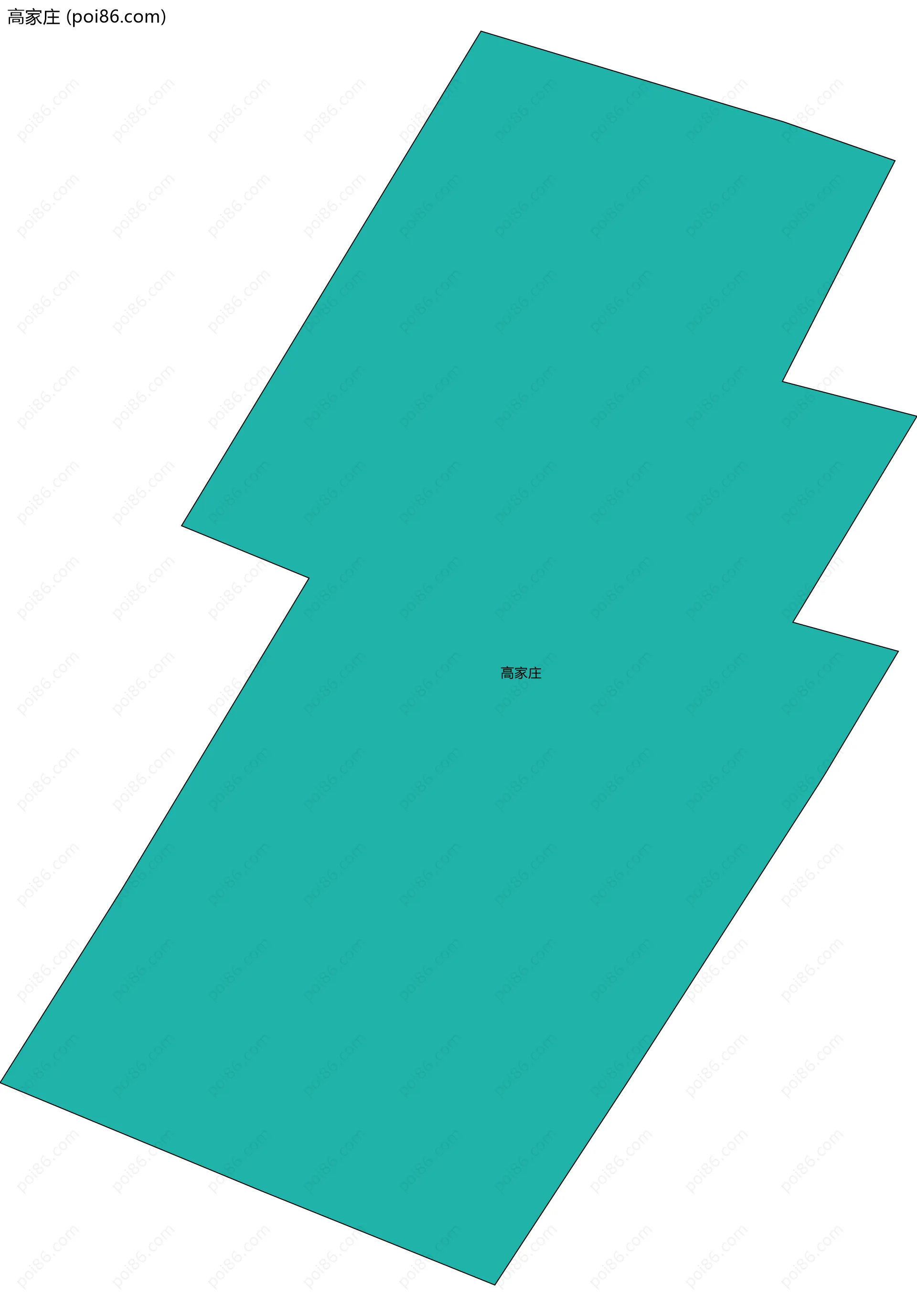 高家庄边界地图