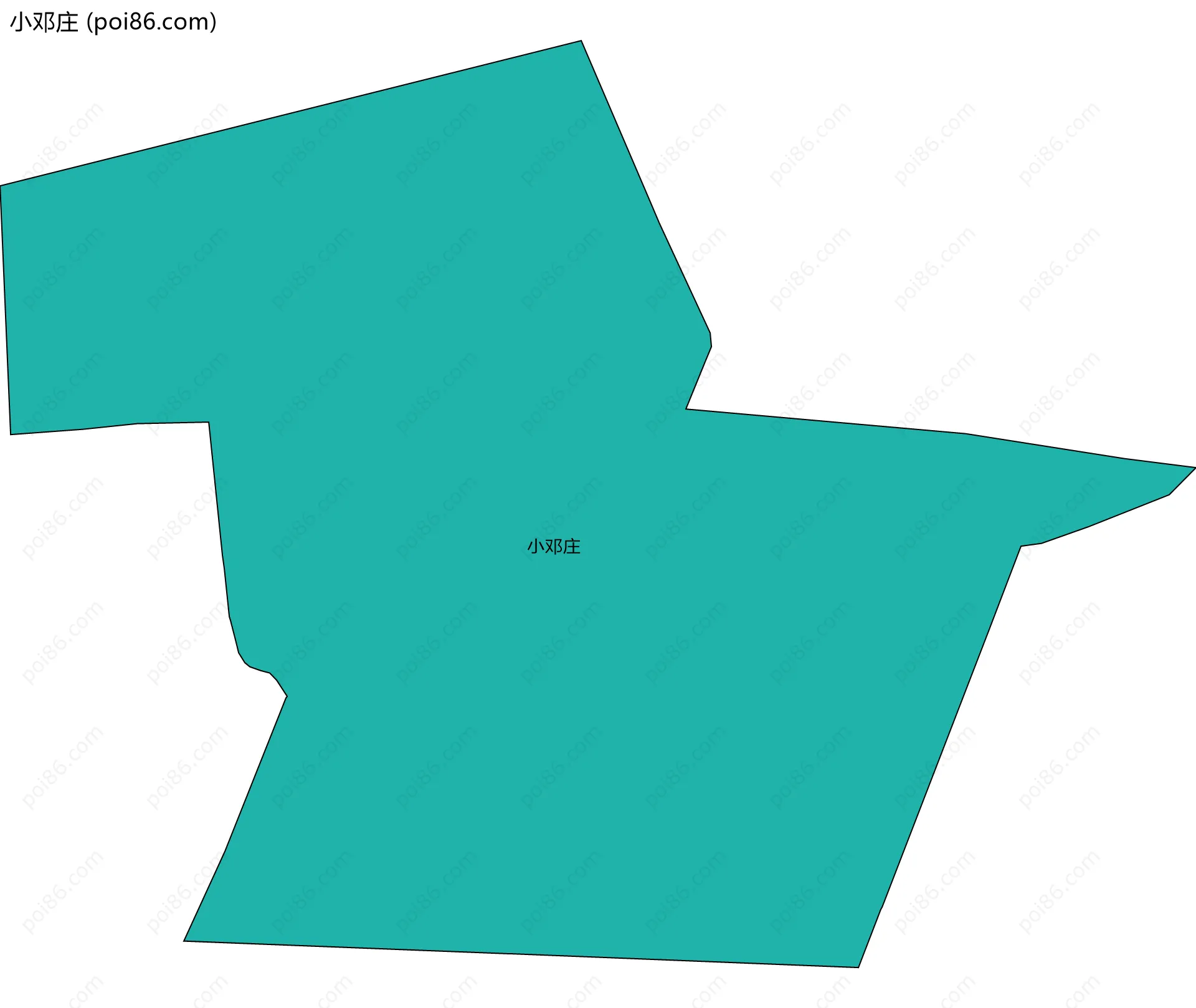 小邓庄边界地图