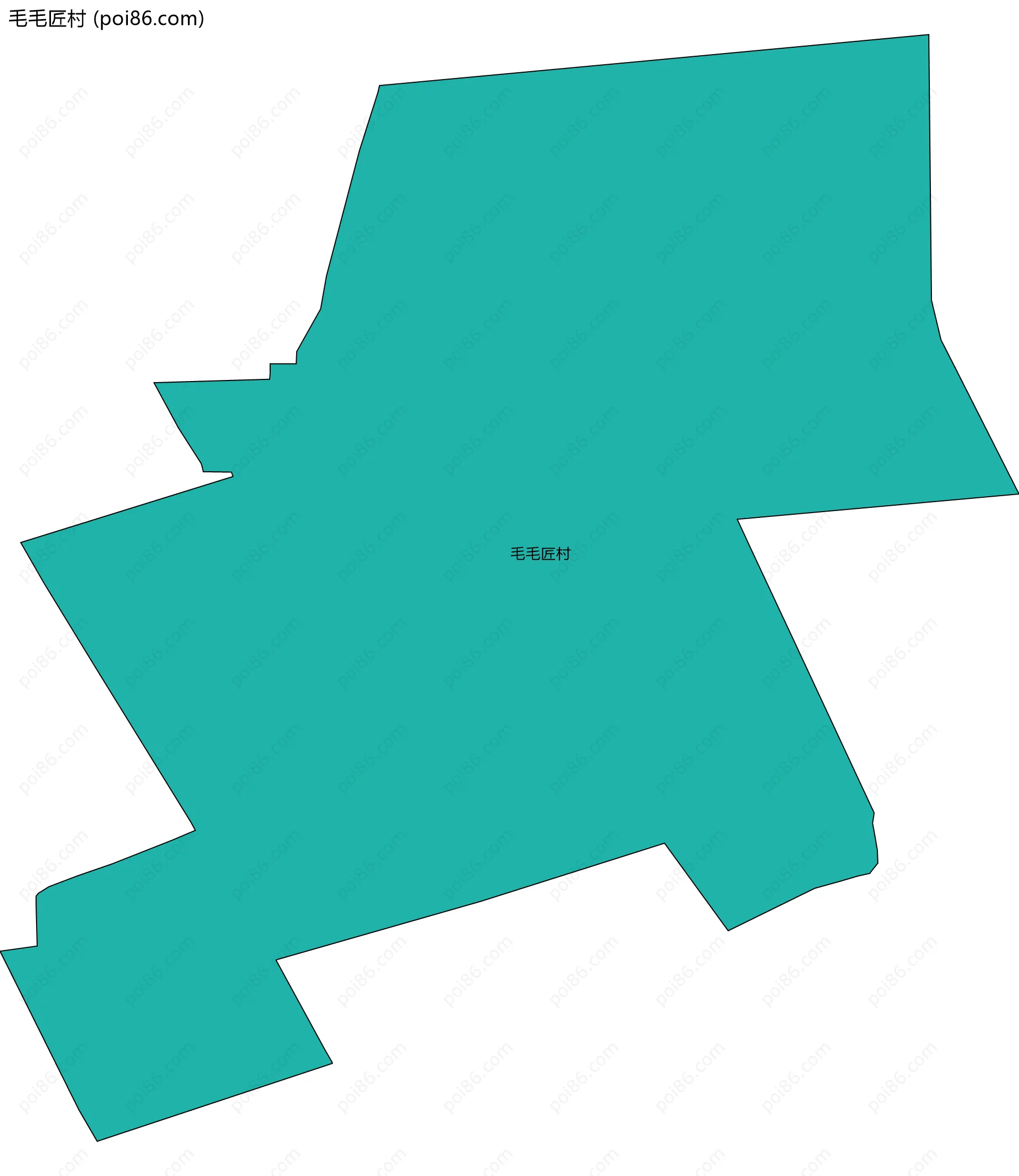 毛毛匠村边界地图