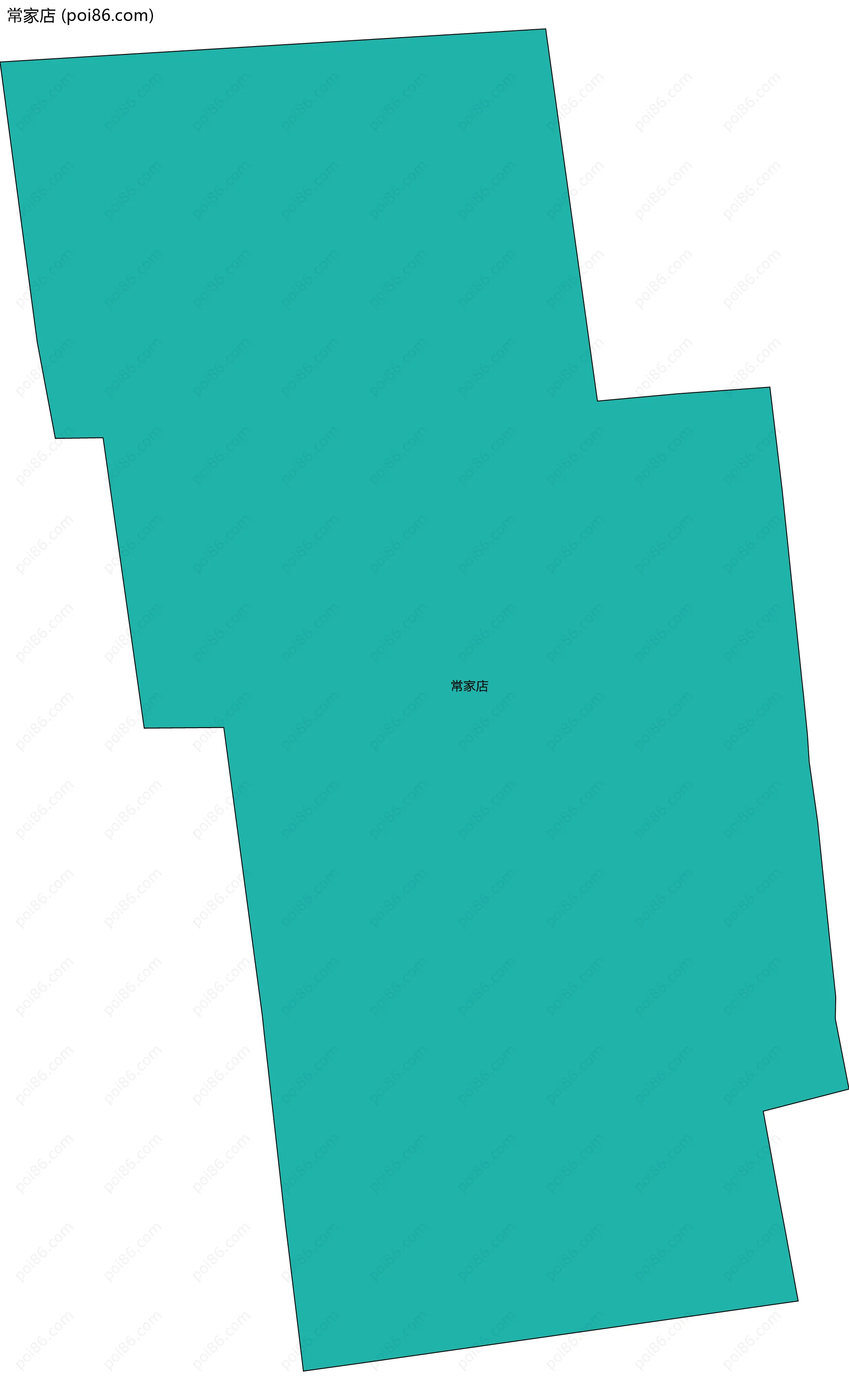 常家店边界地图