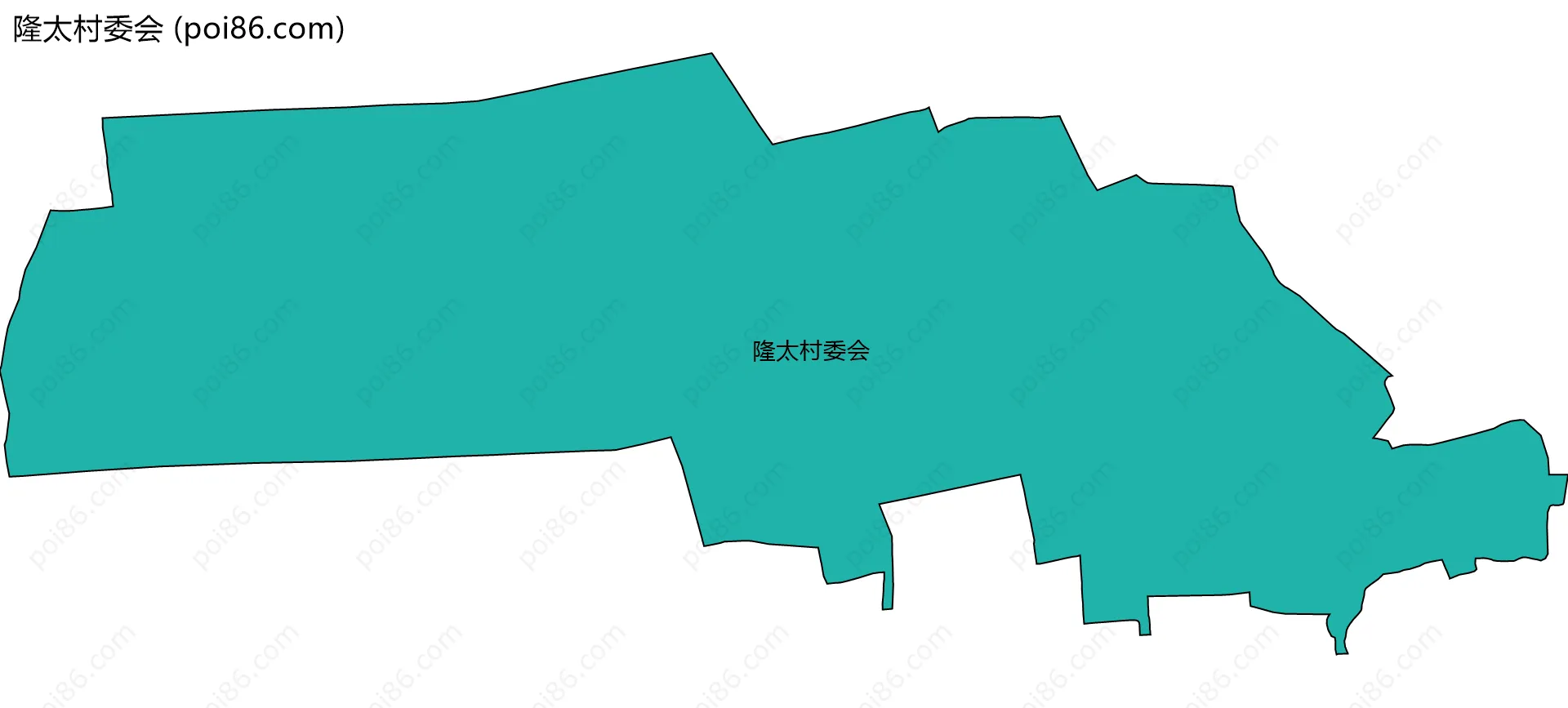 隆太村委会边界地图