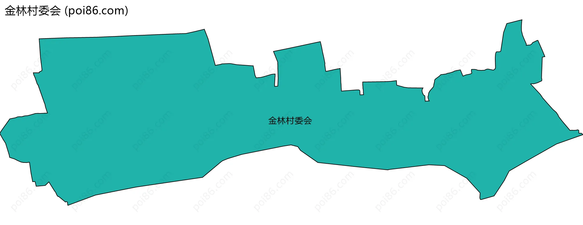 金林村委会边界地图