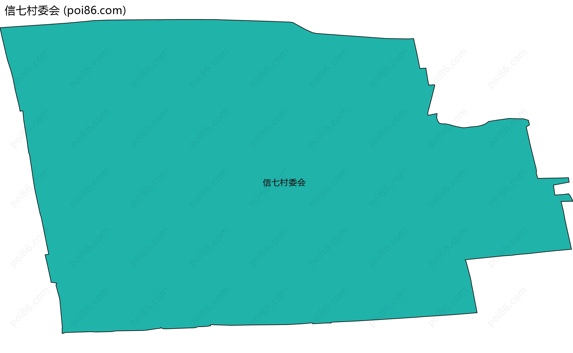 信七村委会边界地图