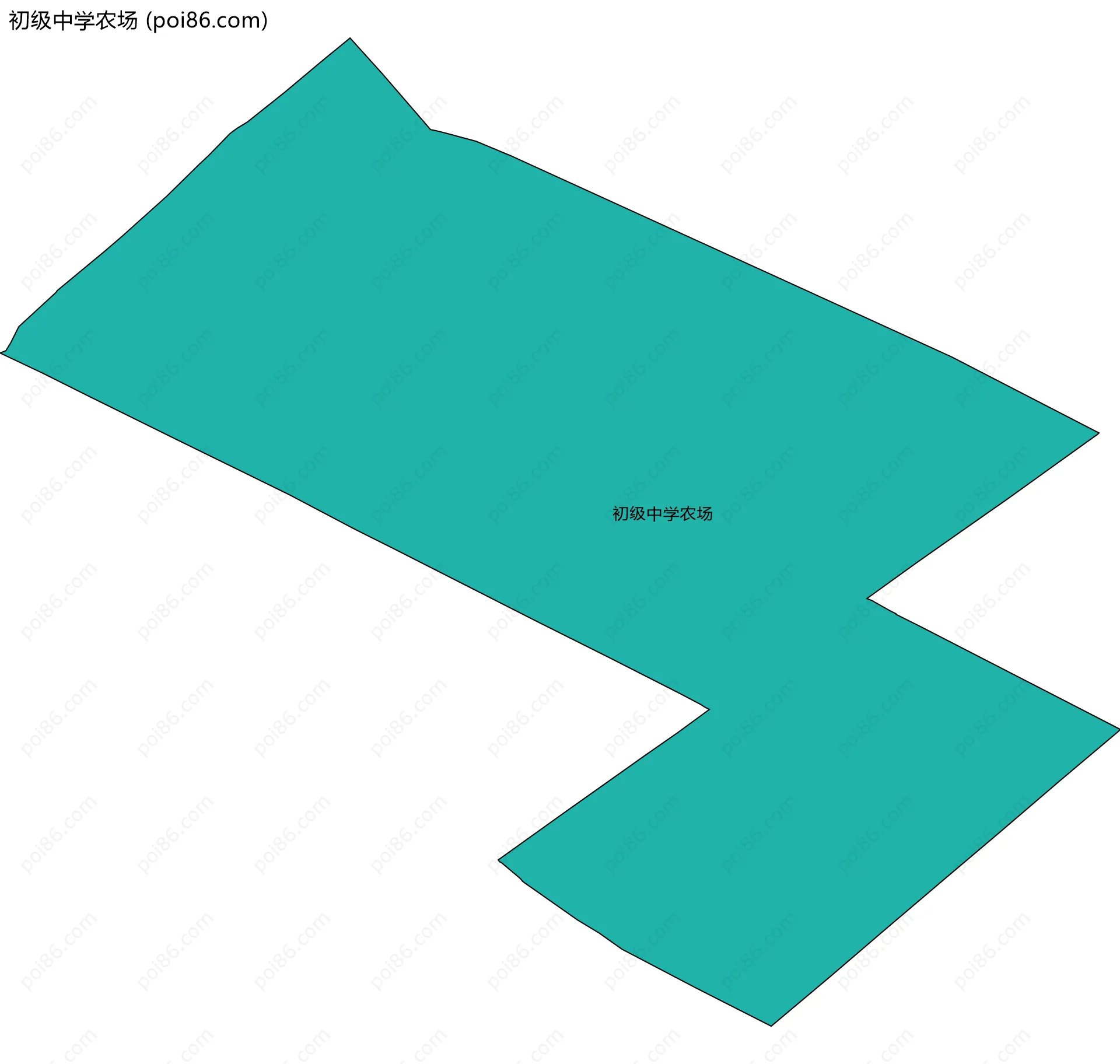 初级中学农场边界地图