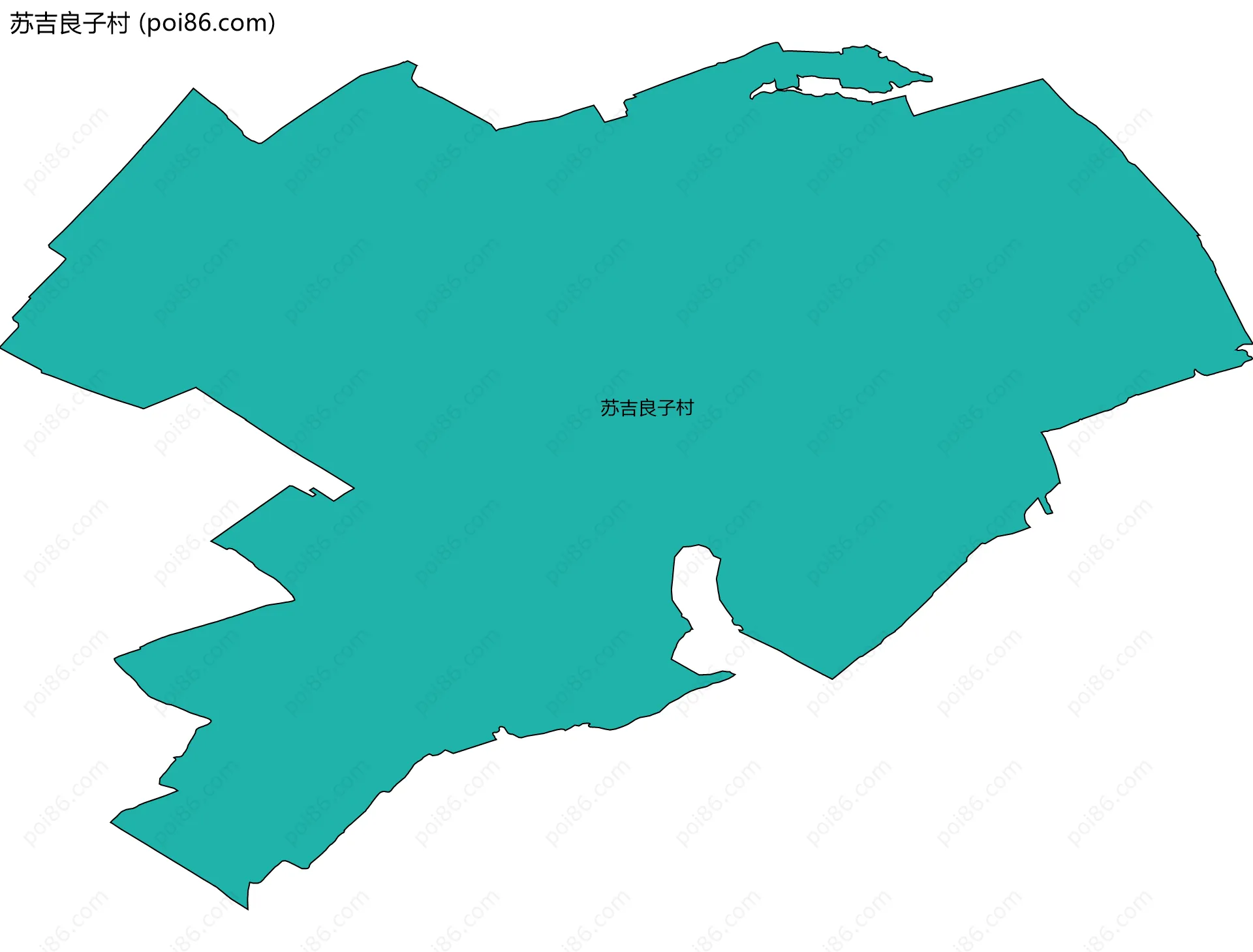 苏吉良子村边界地图