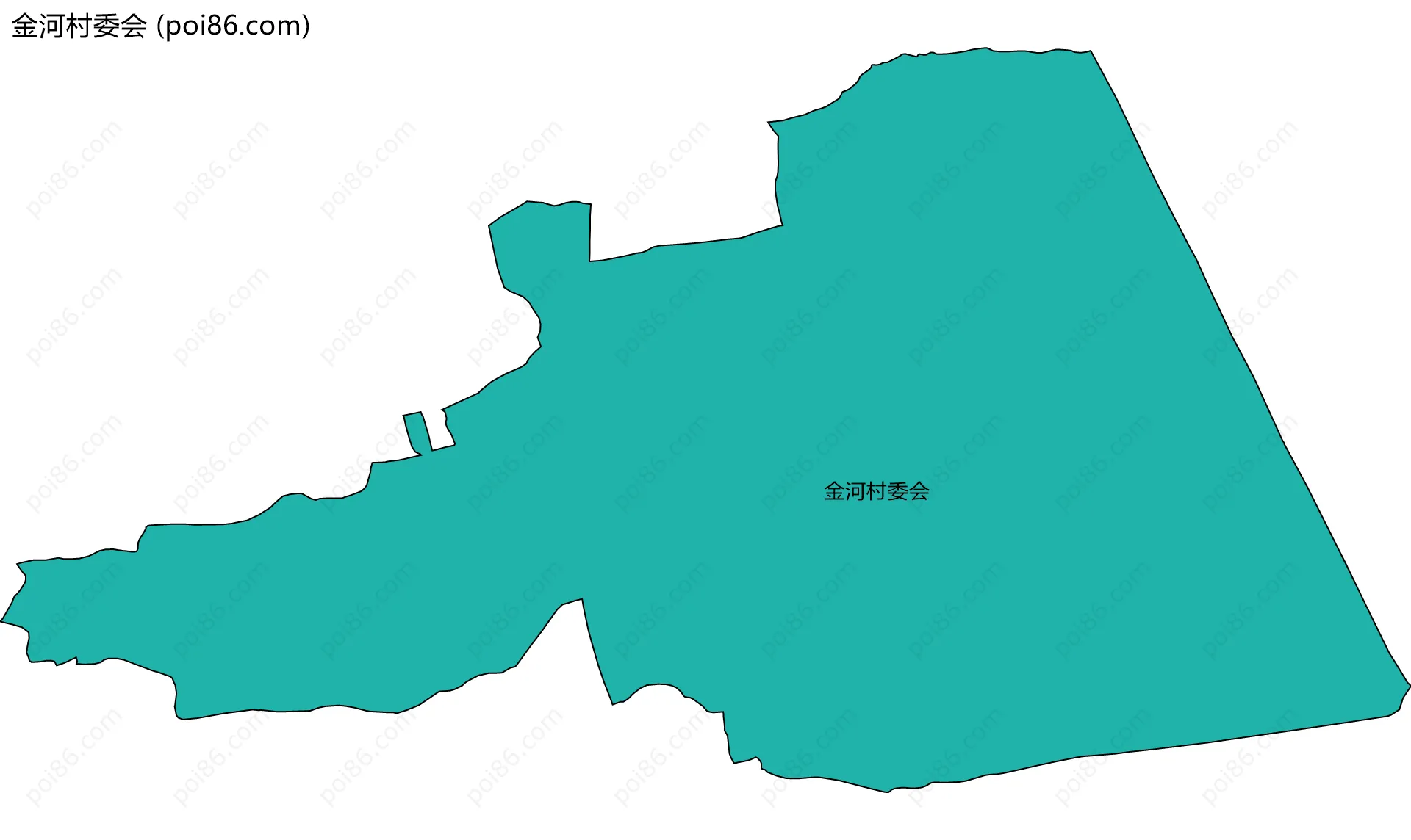 金河村委会边界地图