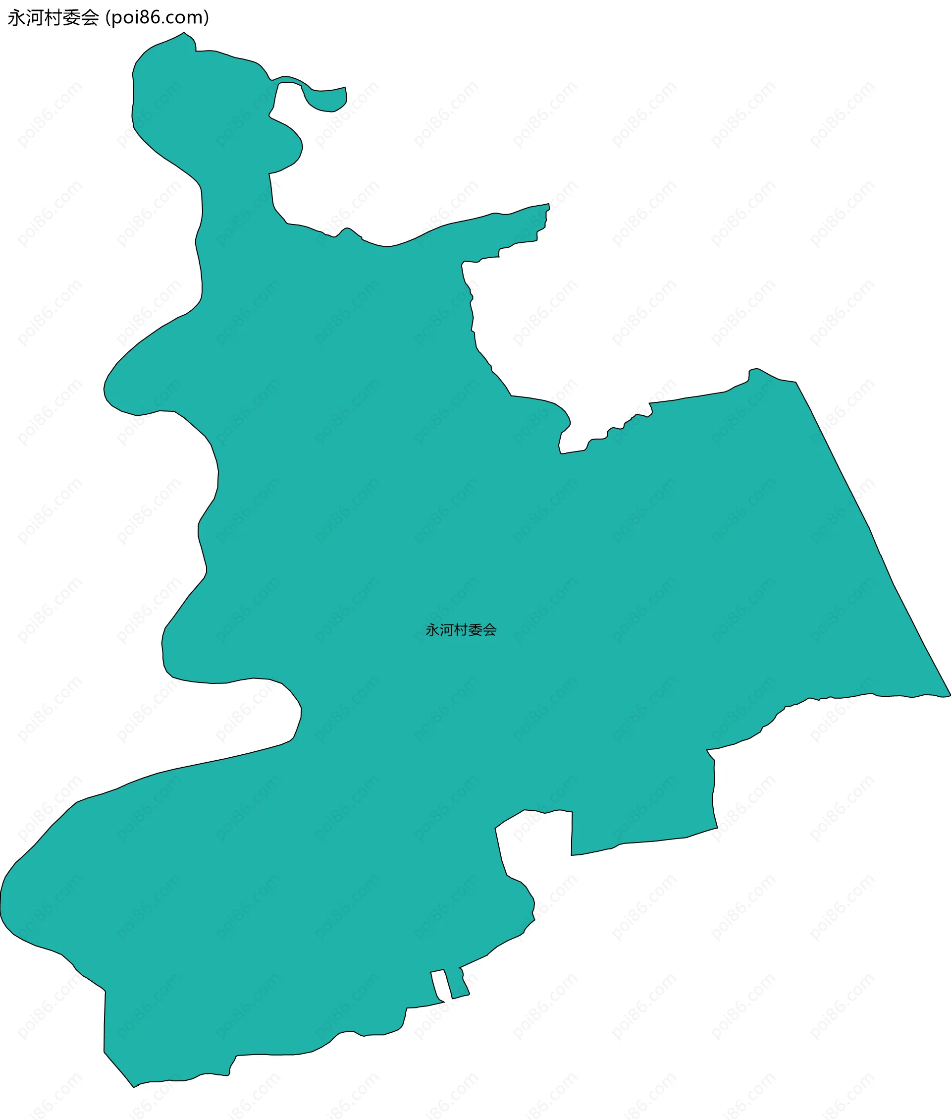 永河村委会边界地图