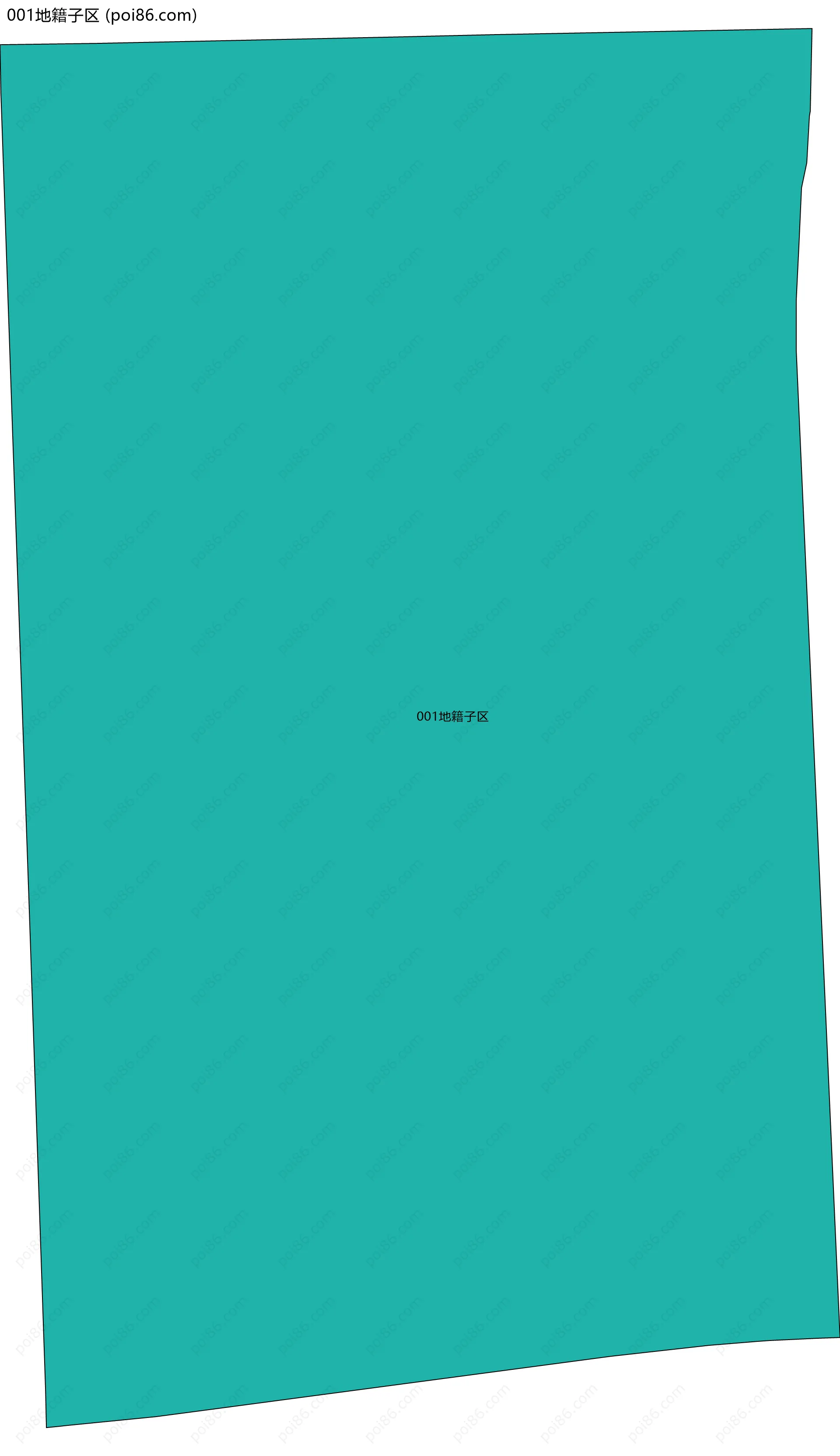 001地籍子区边界地图