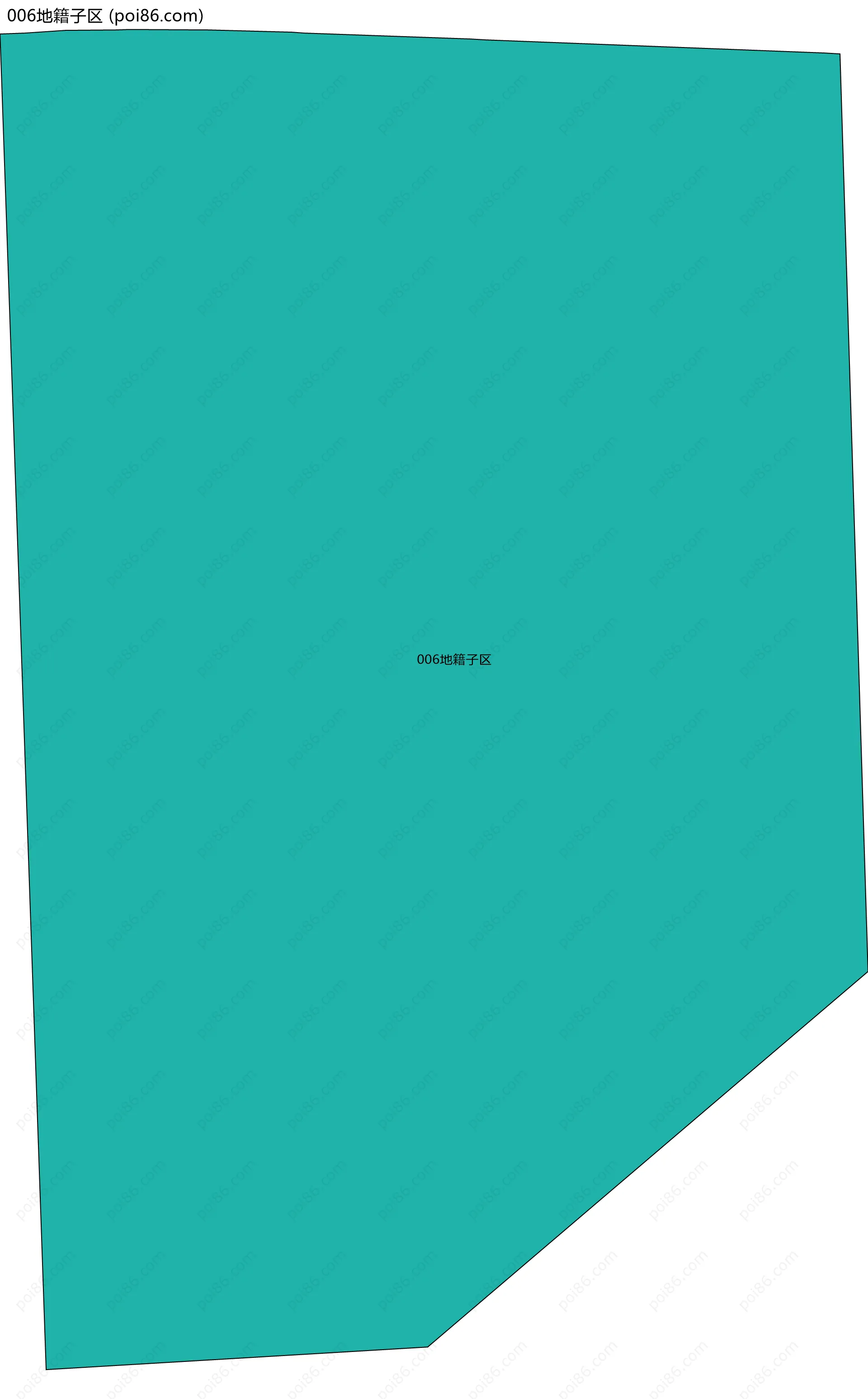 006地籍子区边界地图