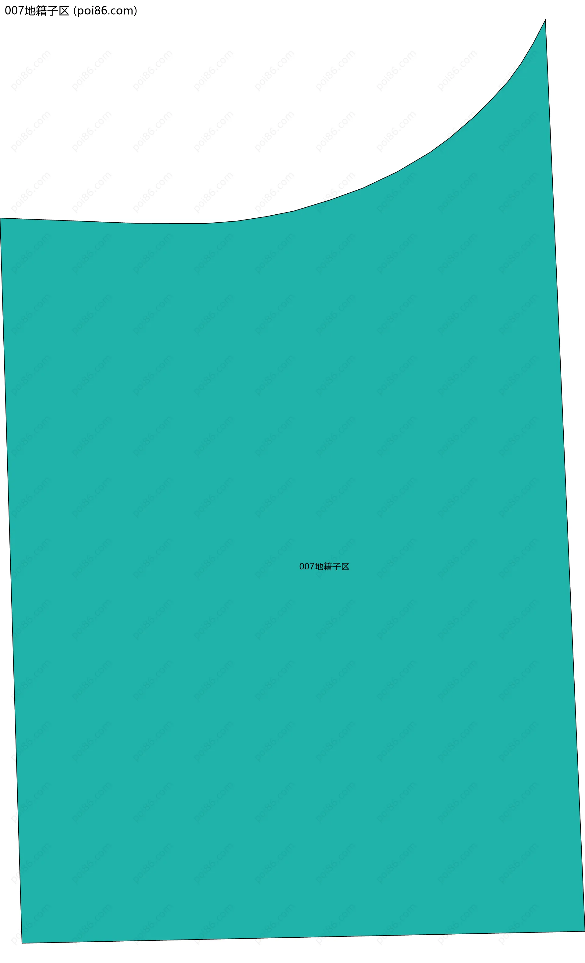 007地籍子区边界地图