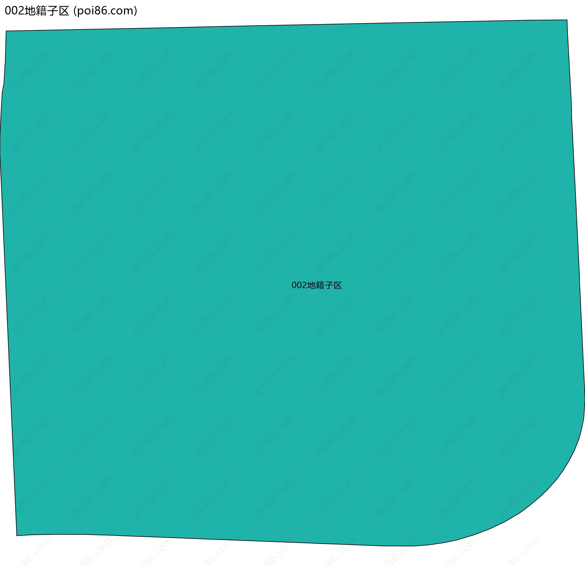 002地籍子区边界地图