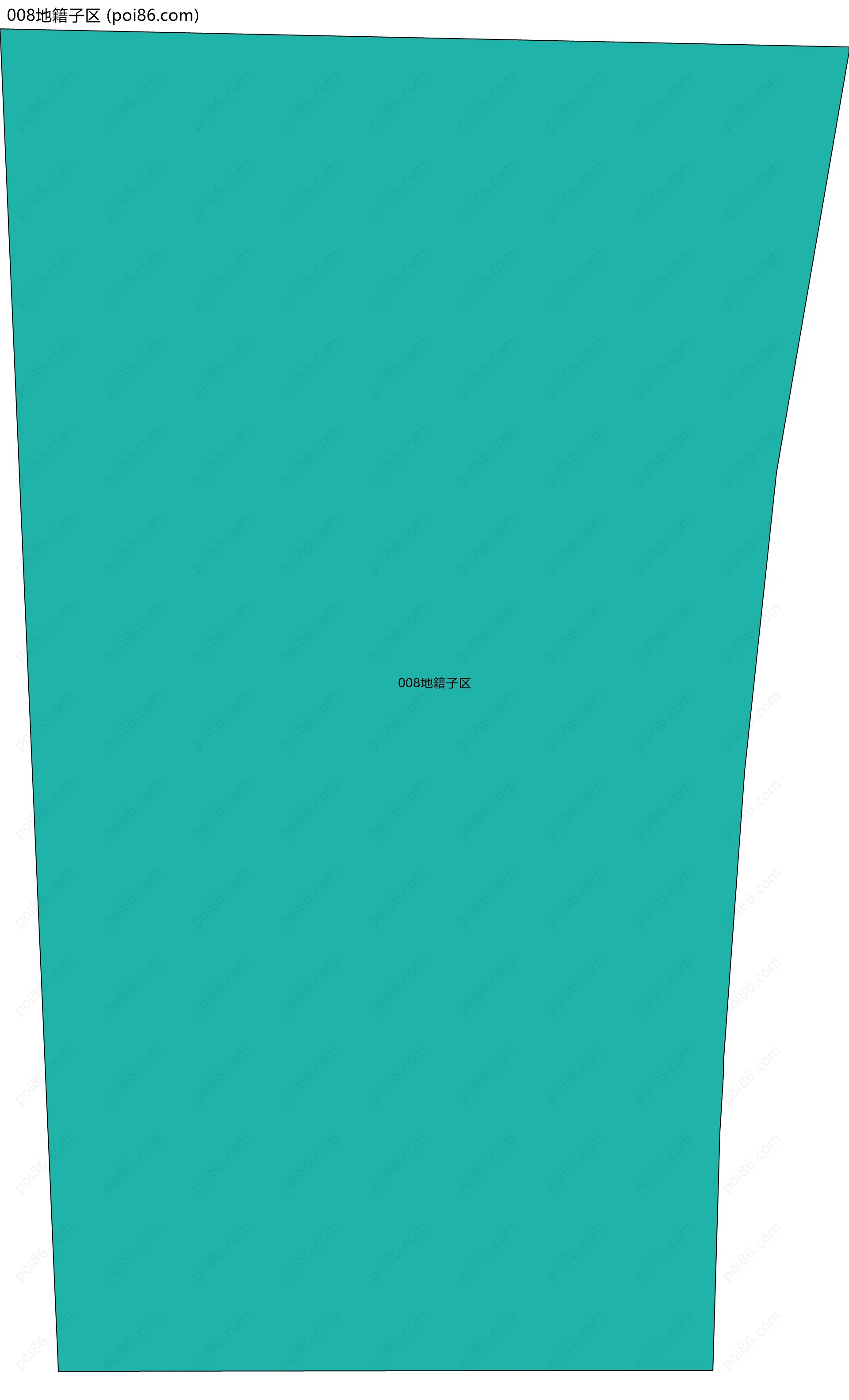 008地籍子区边界地图