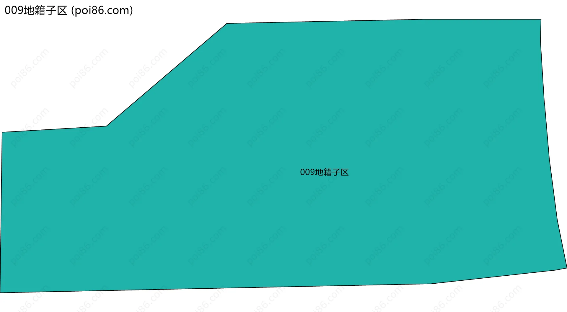 009地籍子区边界地图
