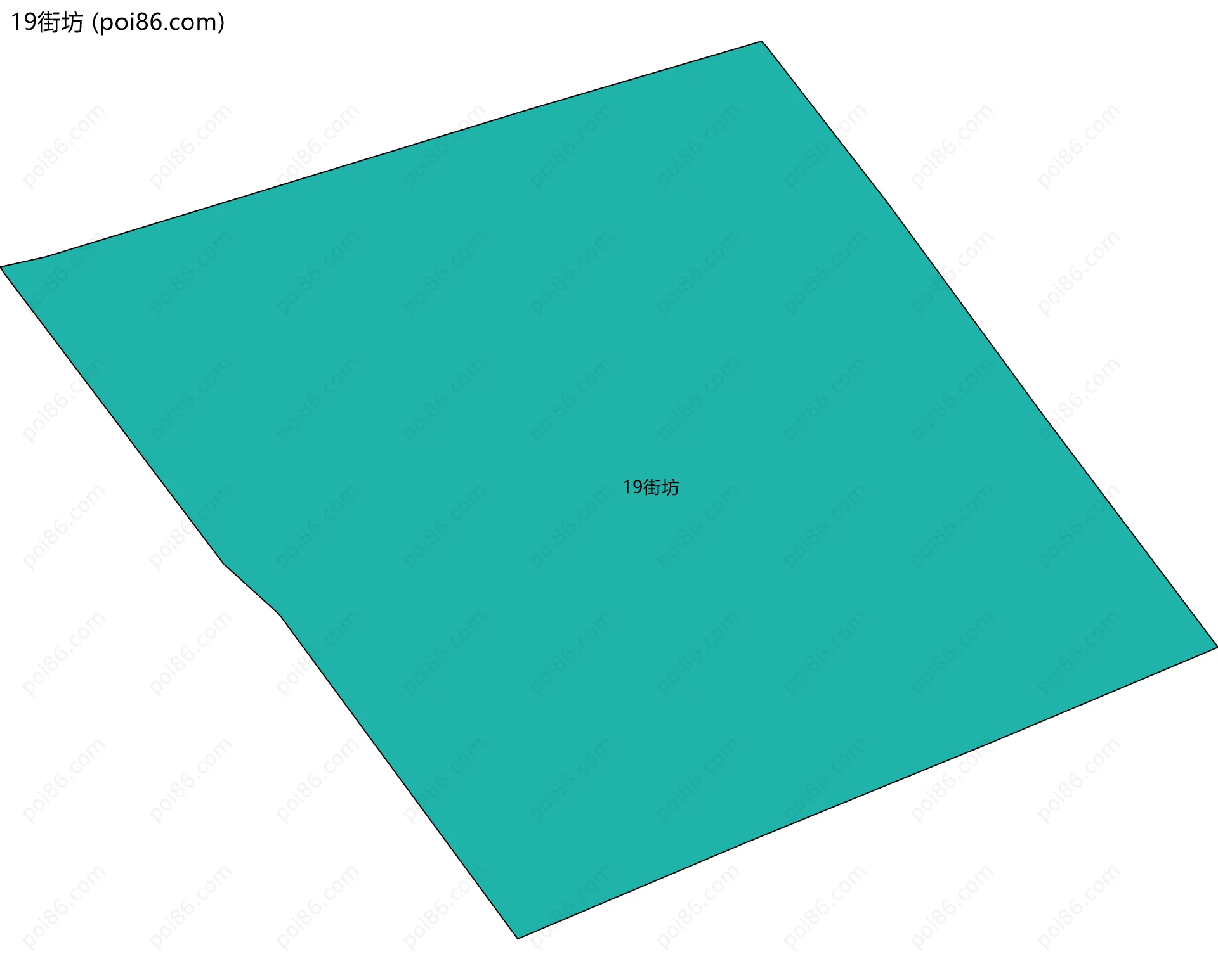 19街坊边界地图