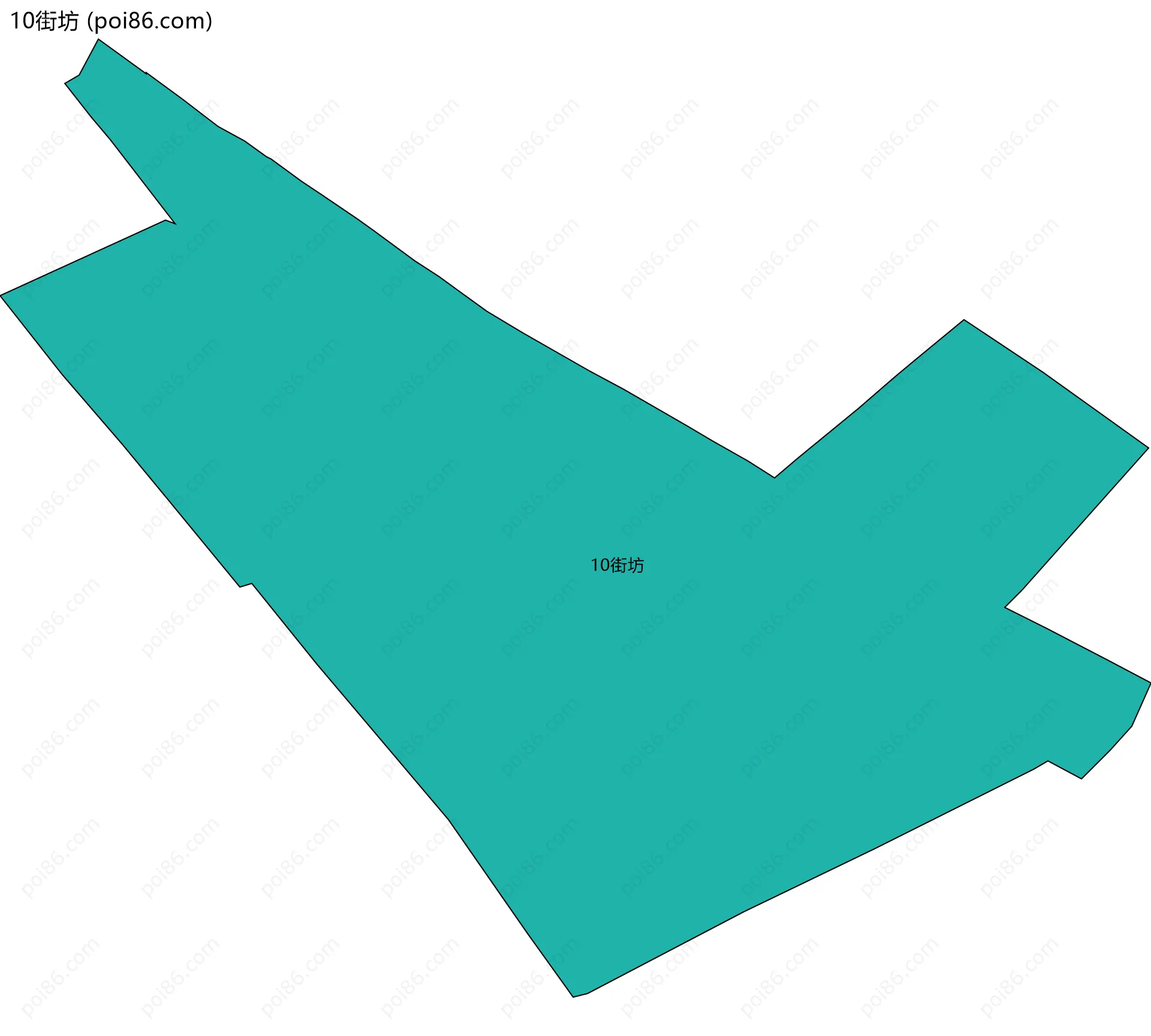 10街坊边界地图