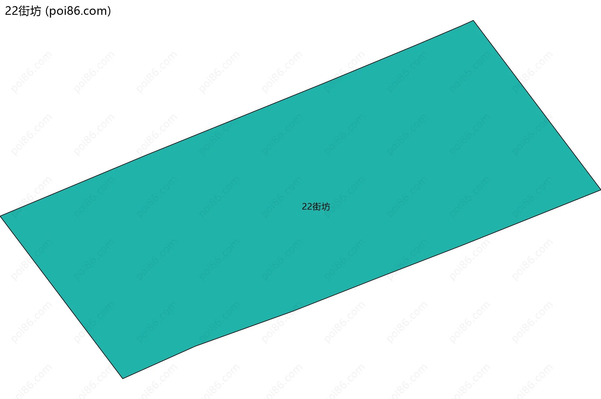 22街坊边界地图