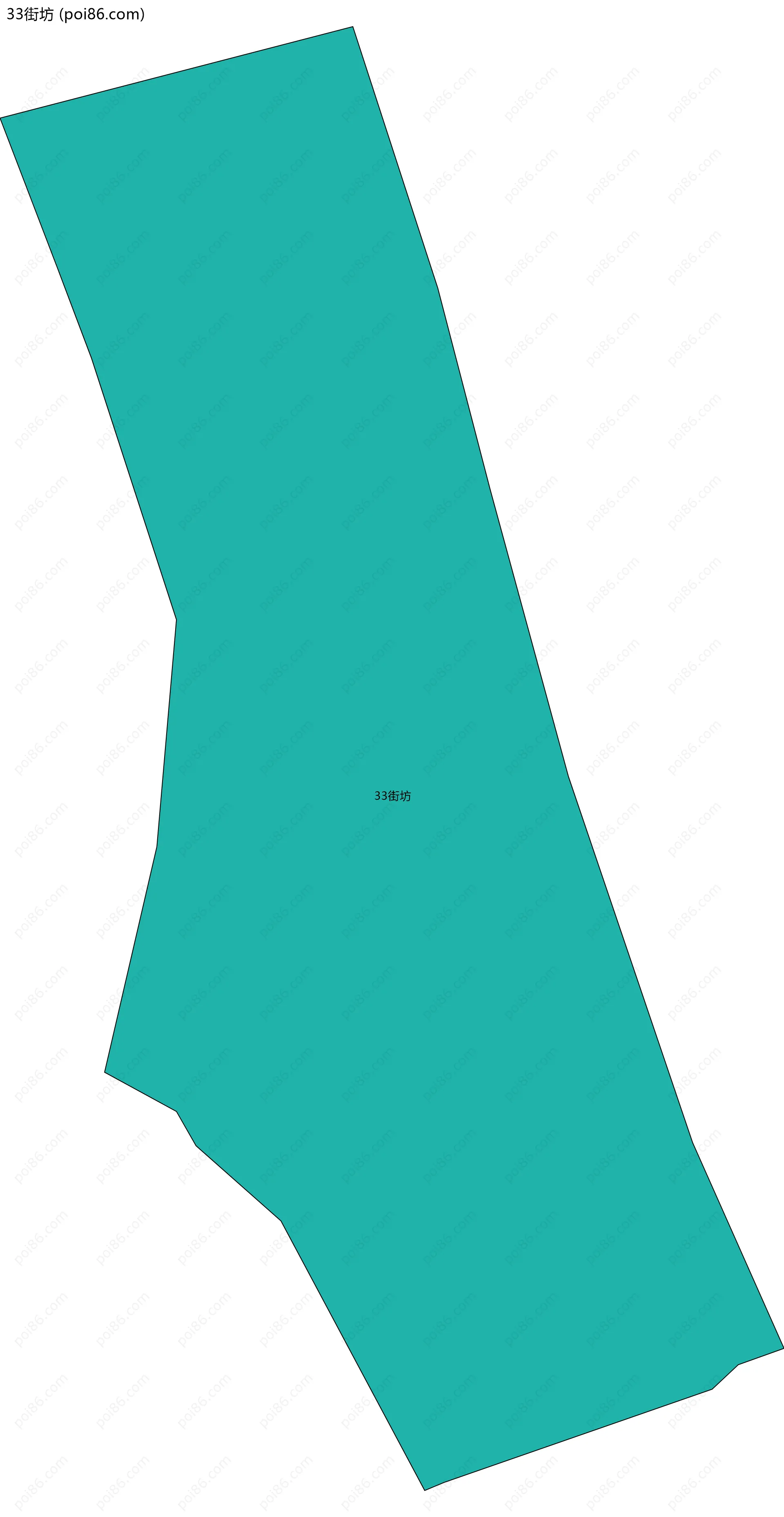 33街坊边界地图