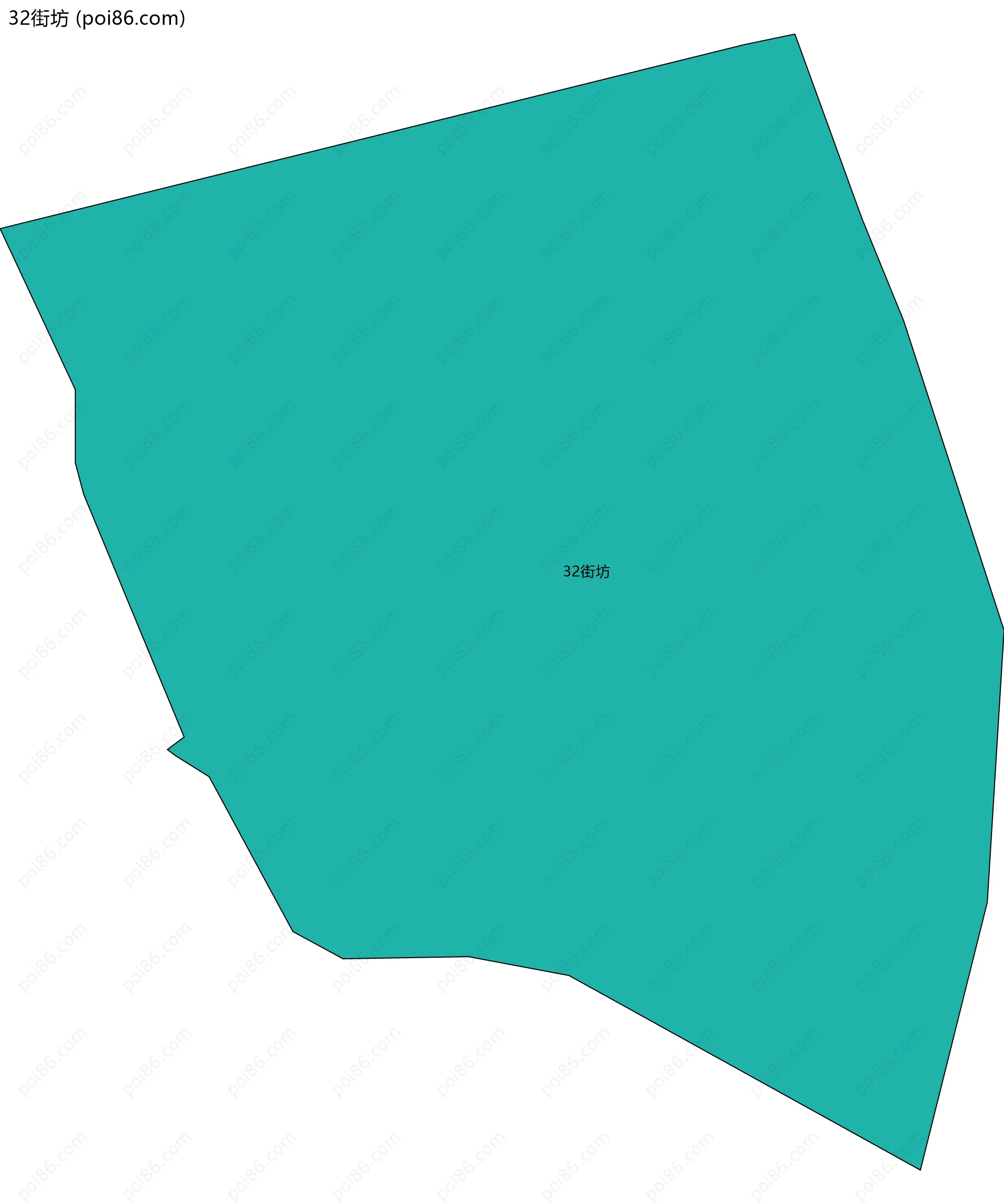 32街坊边界地图