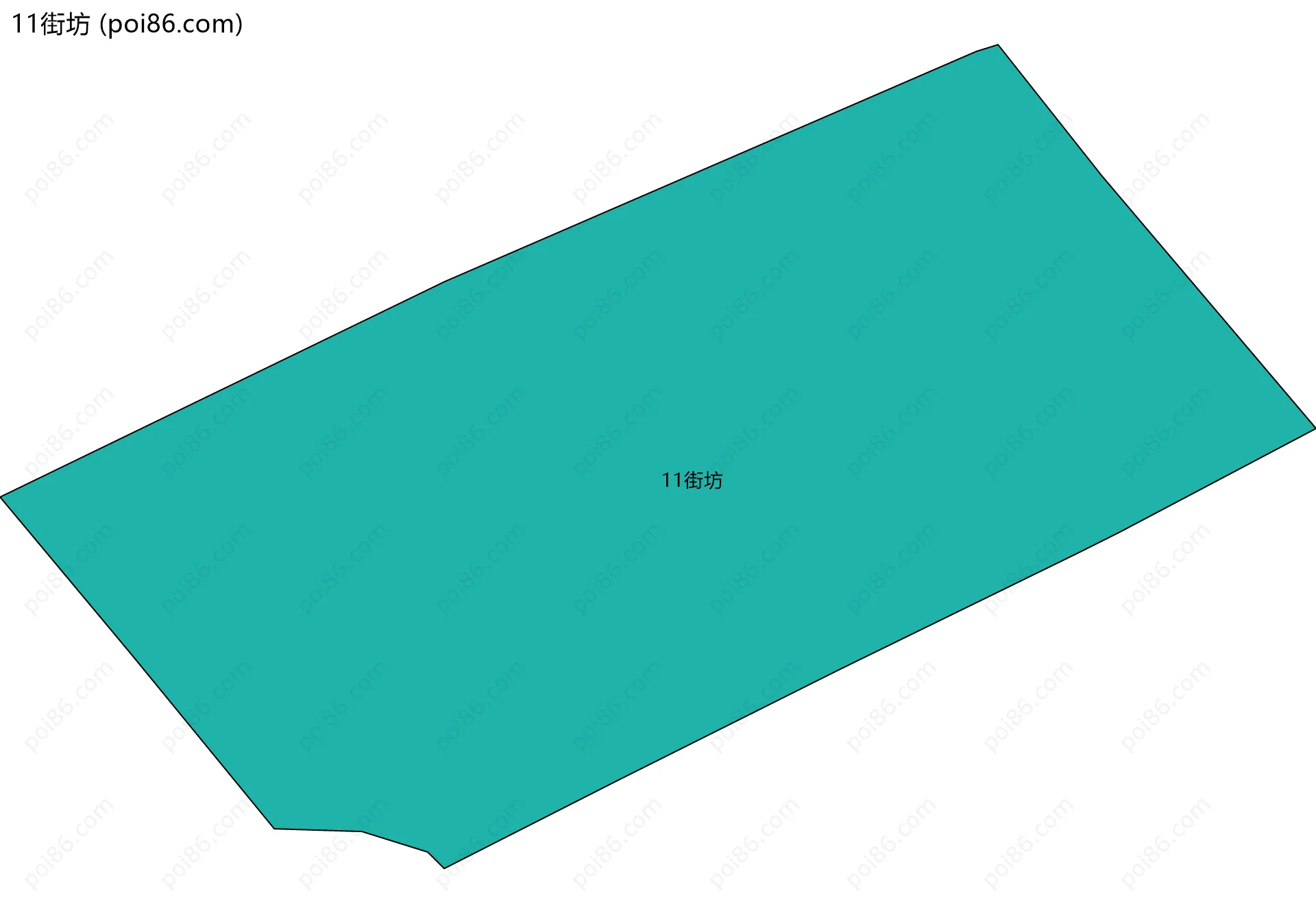 11街坊边界地图